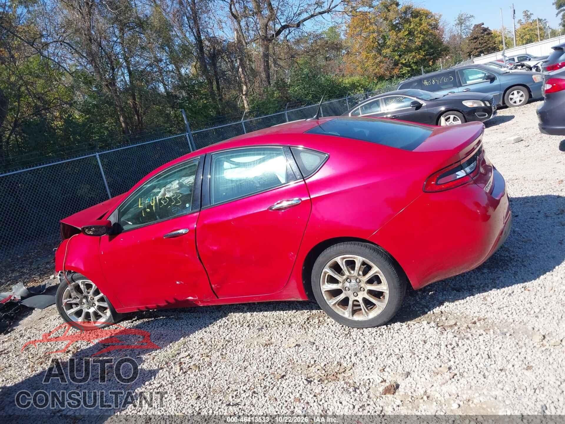 DODGE DART 2013 - 1C3CDFCA8DD198984