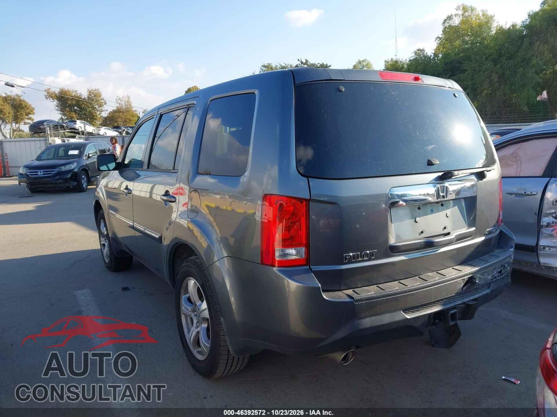 HONDA PILOT 2013 - 5FNYF4H73DB069654