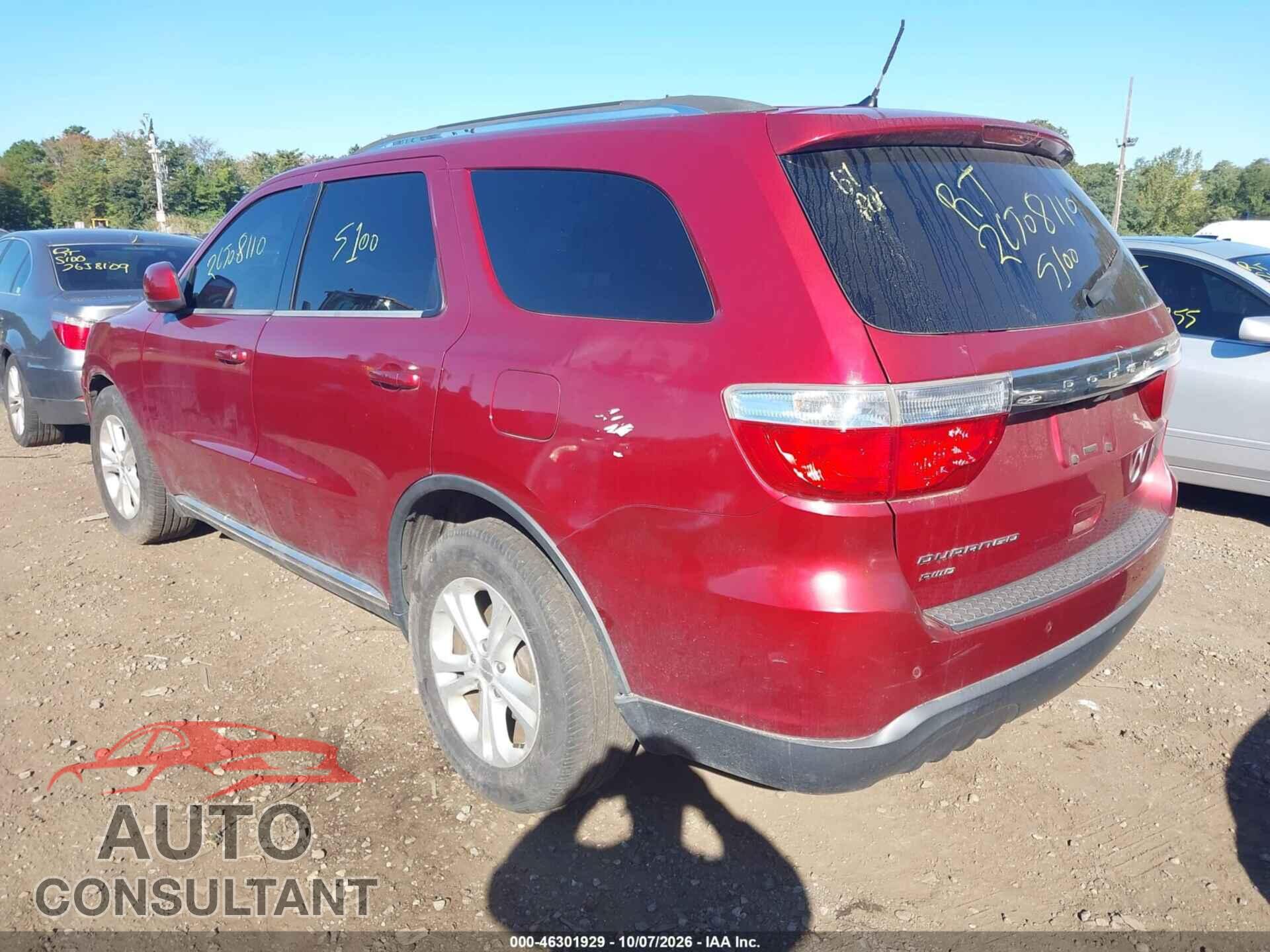 DODGE DURANGO 2013 - 1C4RDJAG1DC668021