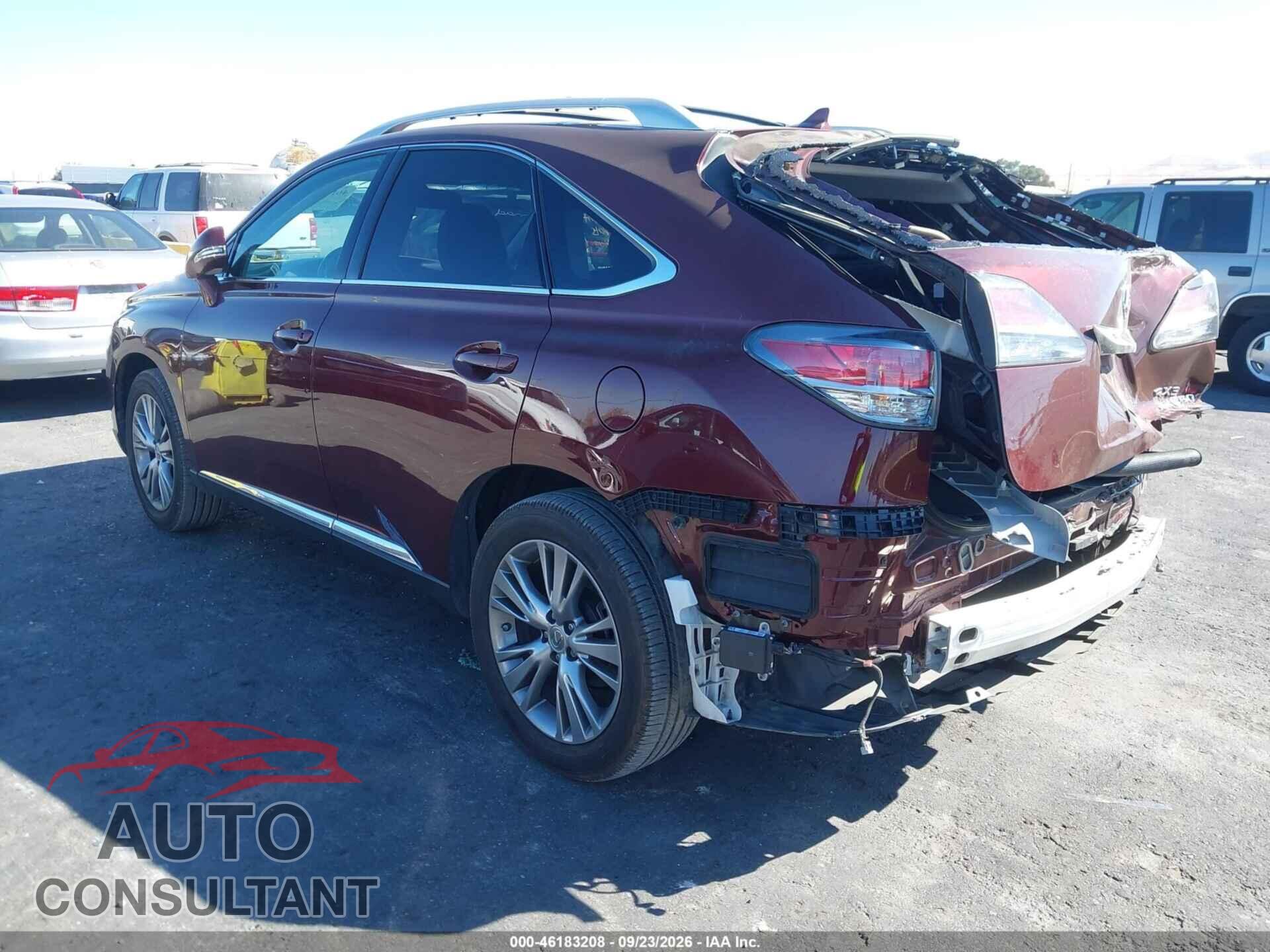 LEXUS RX 350 2013 - 2T2BK1BA2DC192933