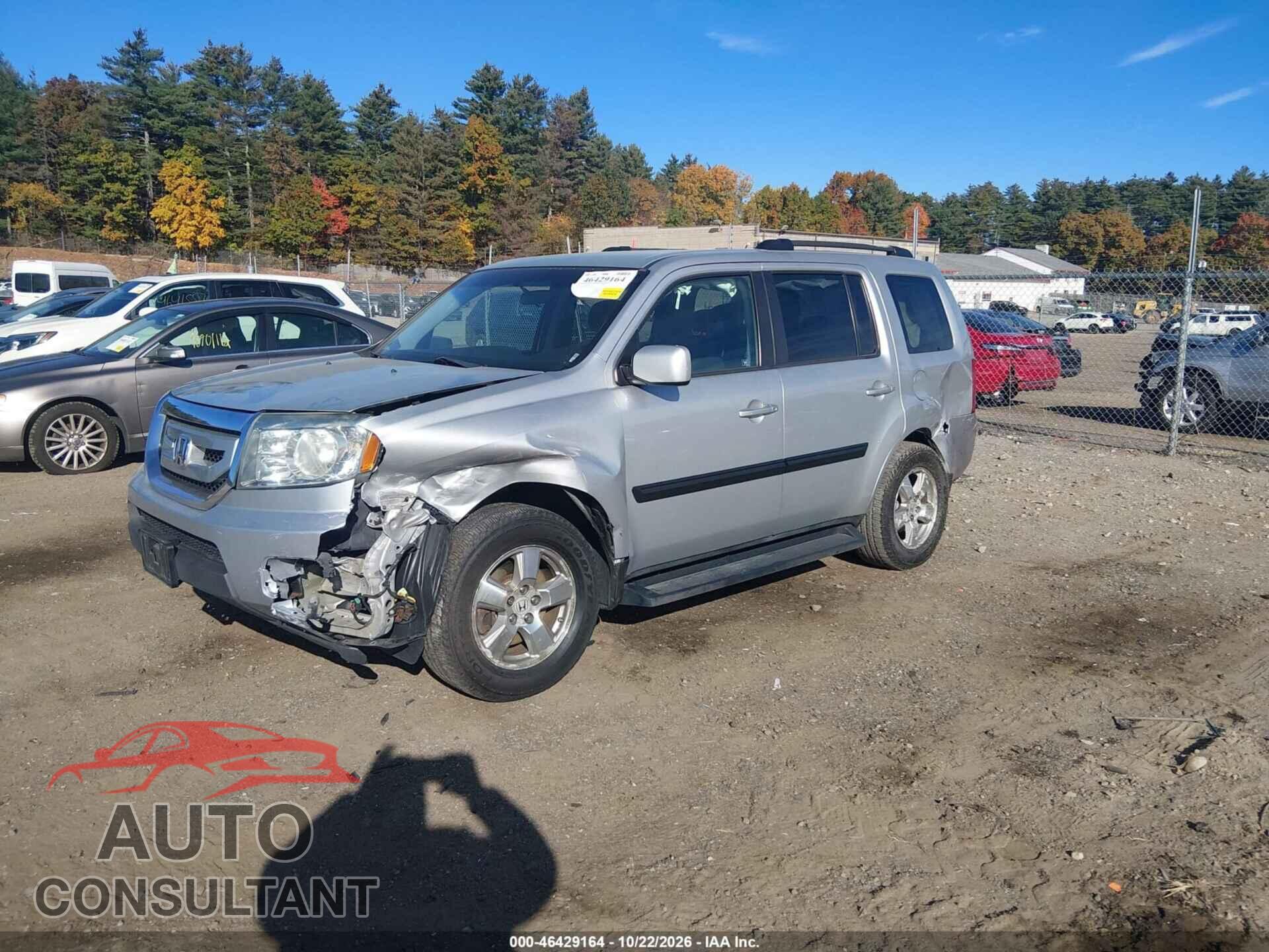 HONDA PILOT 2011 - 5FNYF4H45BB068038