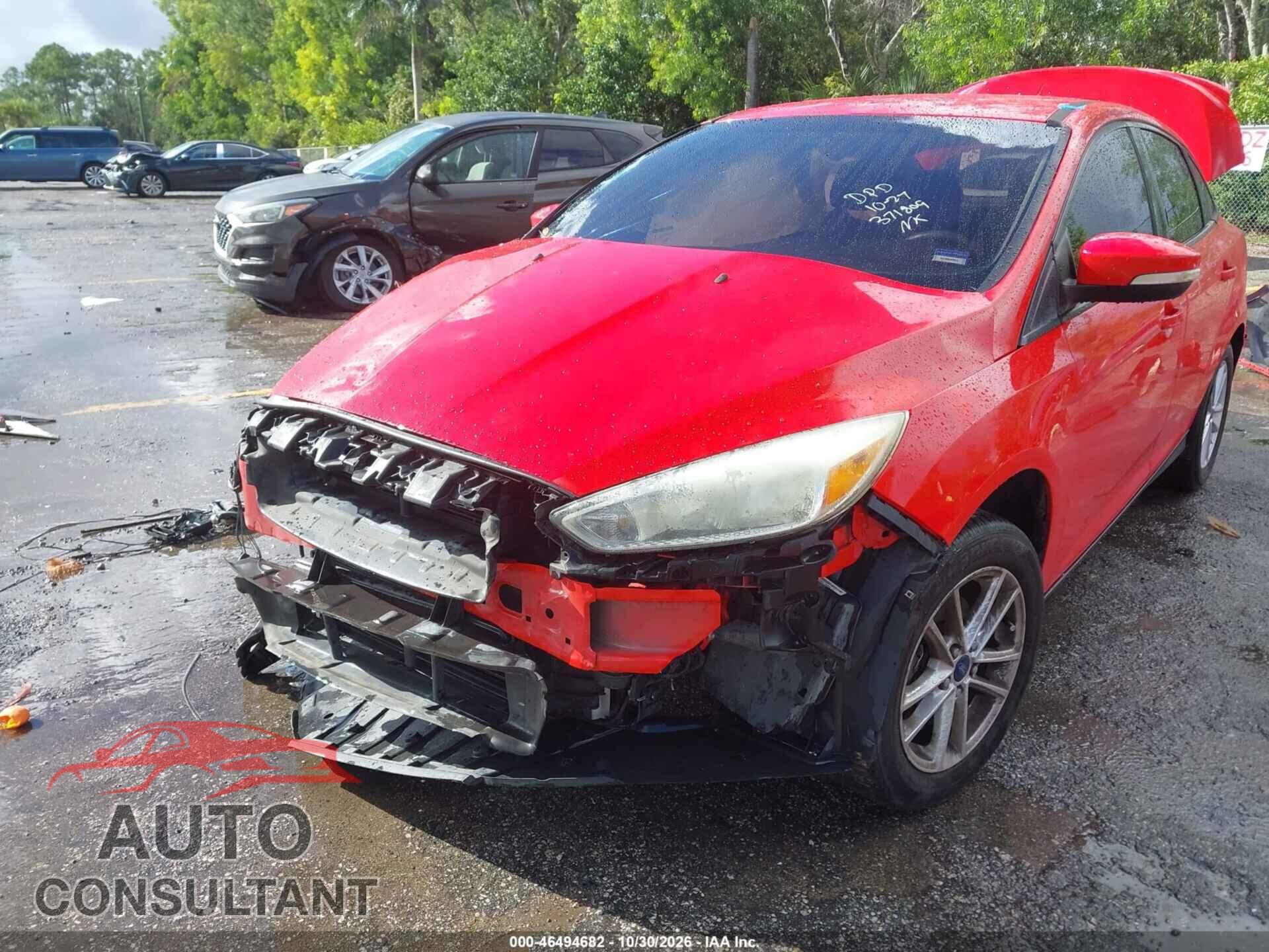 FORD FOCUS 2016 - 1FADP3F29GL371809