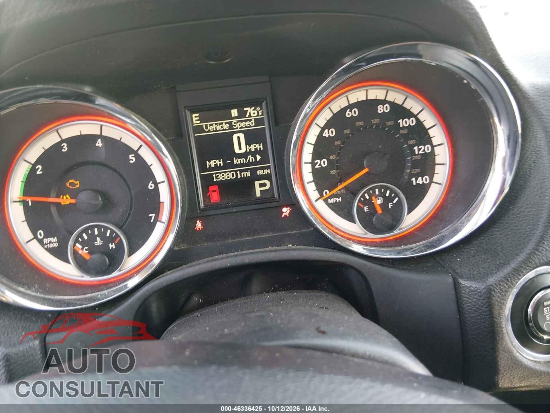 DODGE DURANGO 2013 - 1C4RDJDG4DC669336