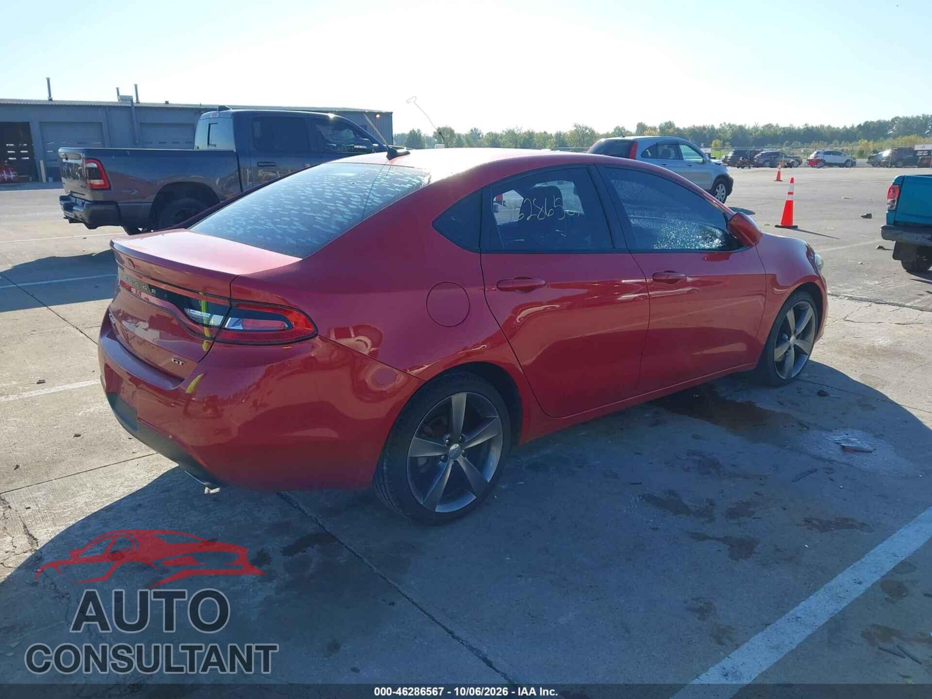 DODGE DART 2015 - 1C3CDFEB8FD187363