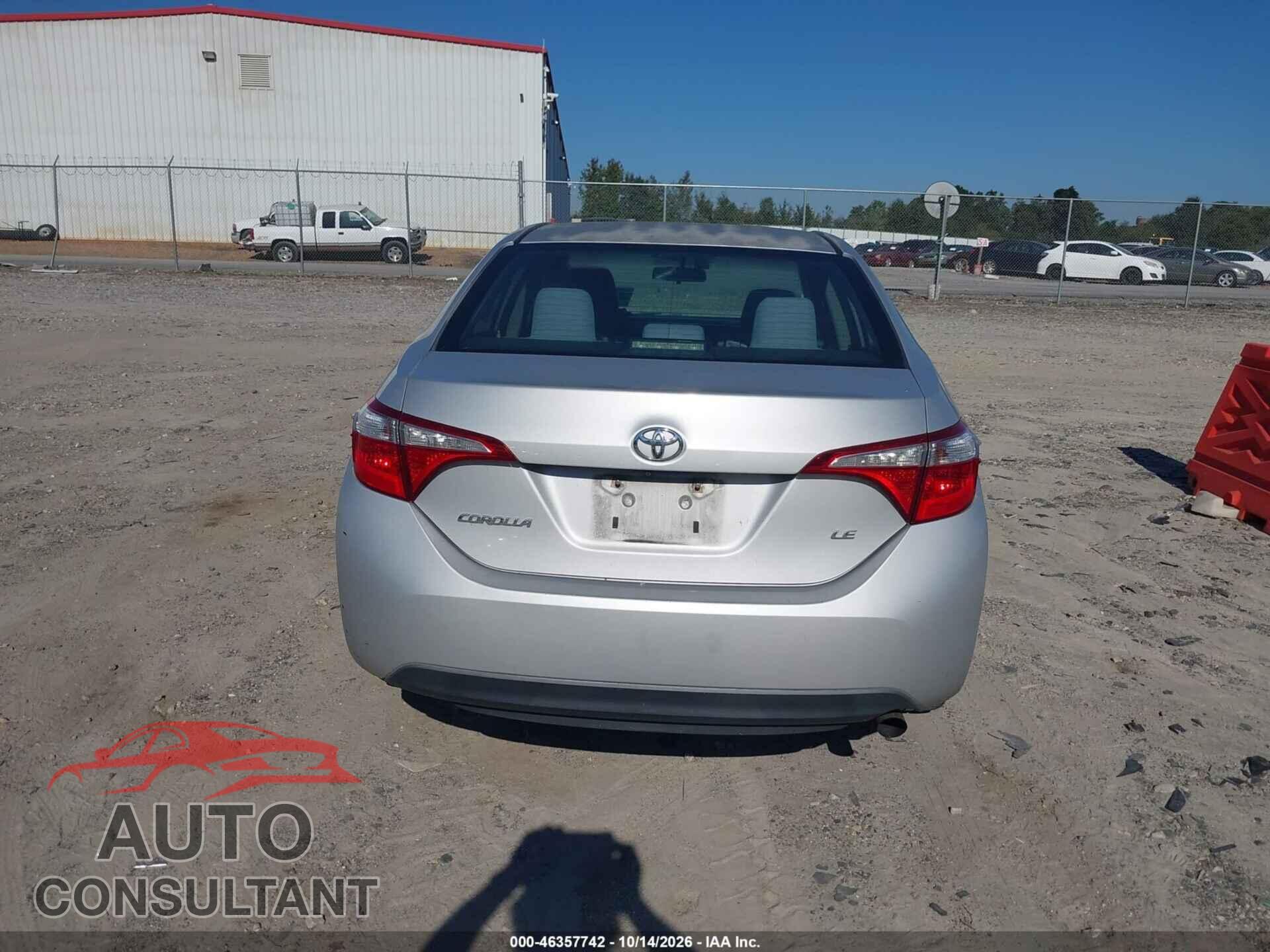 TOYOTA COROLLA 2014 - 2T1BURHE9EC004210