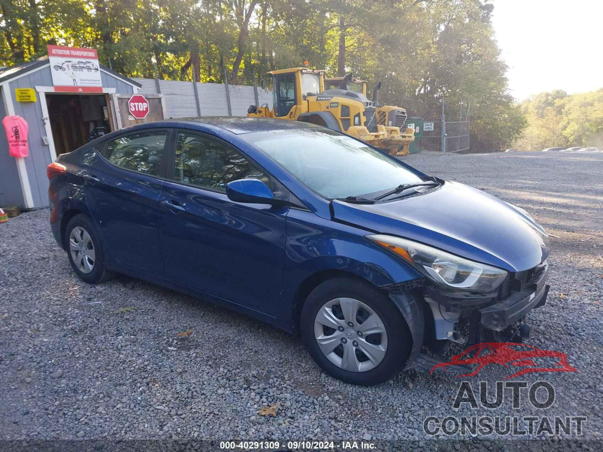 HYUNDAI ELANTRA 2016 - 5NPDH4AE8GH721921