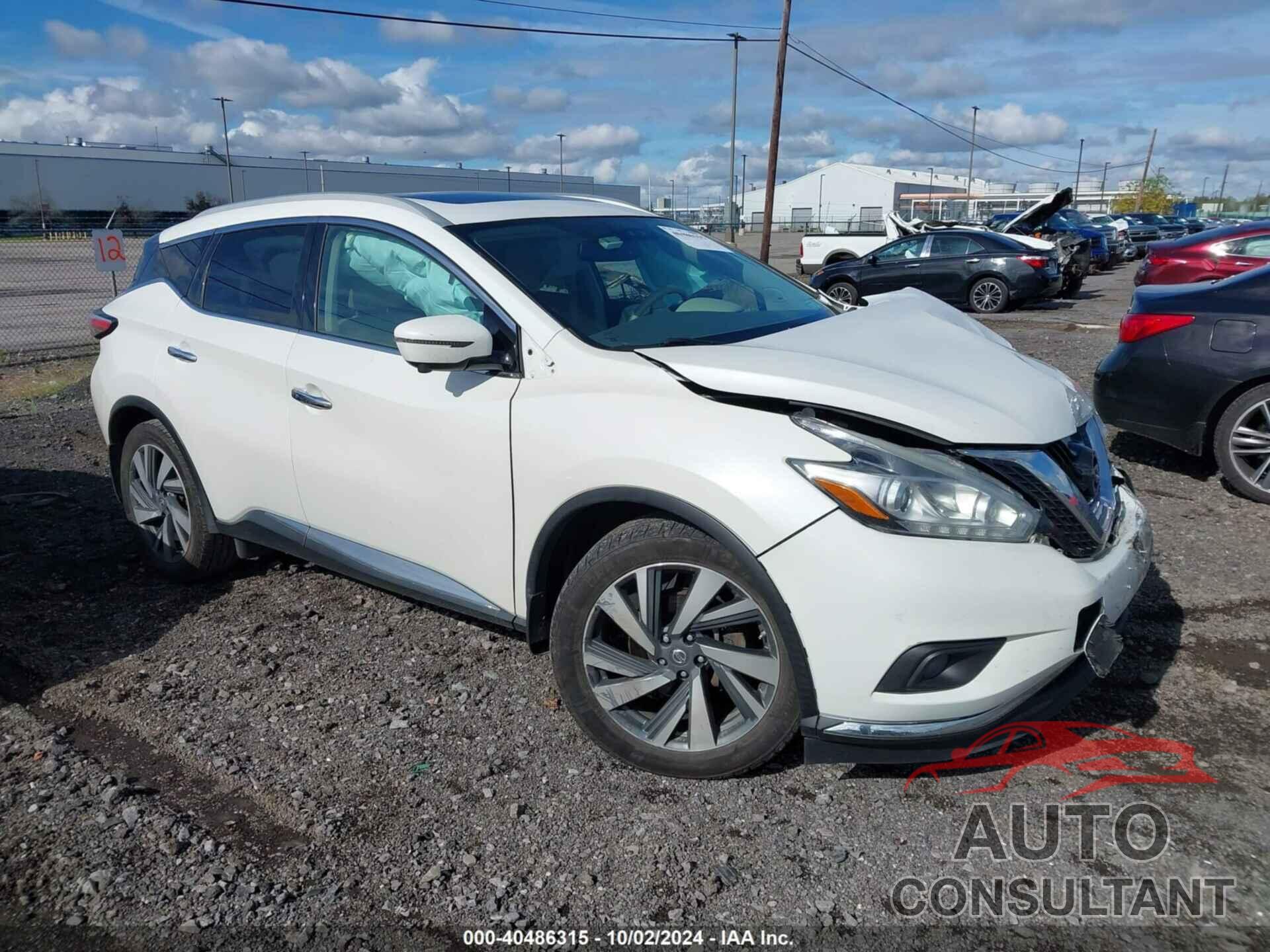 NISSAN MURANO 2018 - 5N1AZ2MG9JN196338