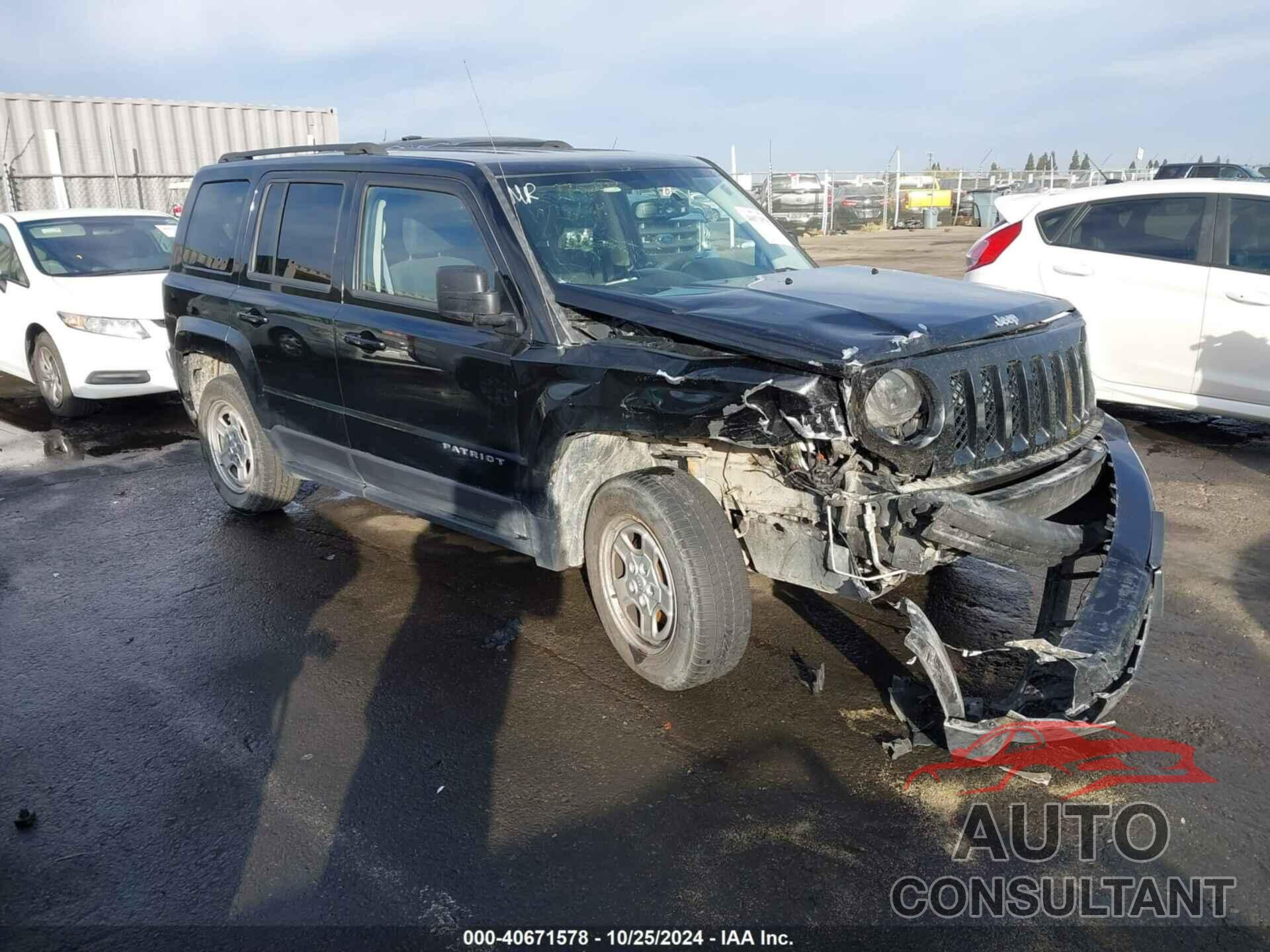JEEP PATRIOT 2017 - 1C4NJRBB7HD122056