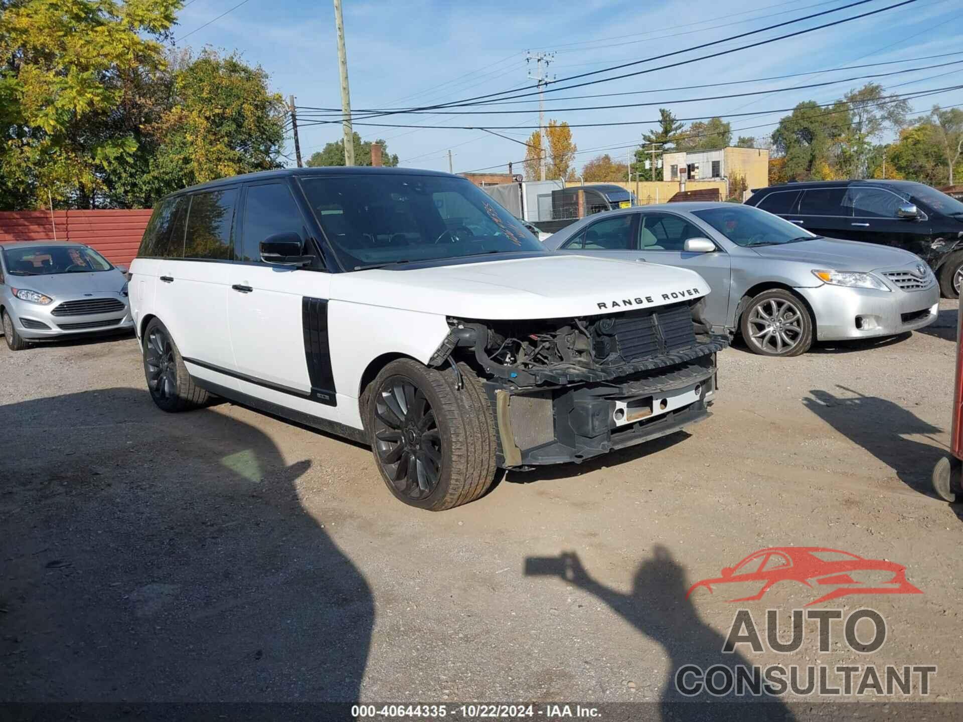 LAND ROVER RANGE ROVER 2017 - SALGS5FE7HA362320