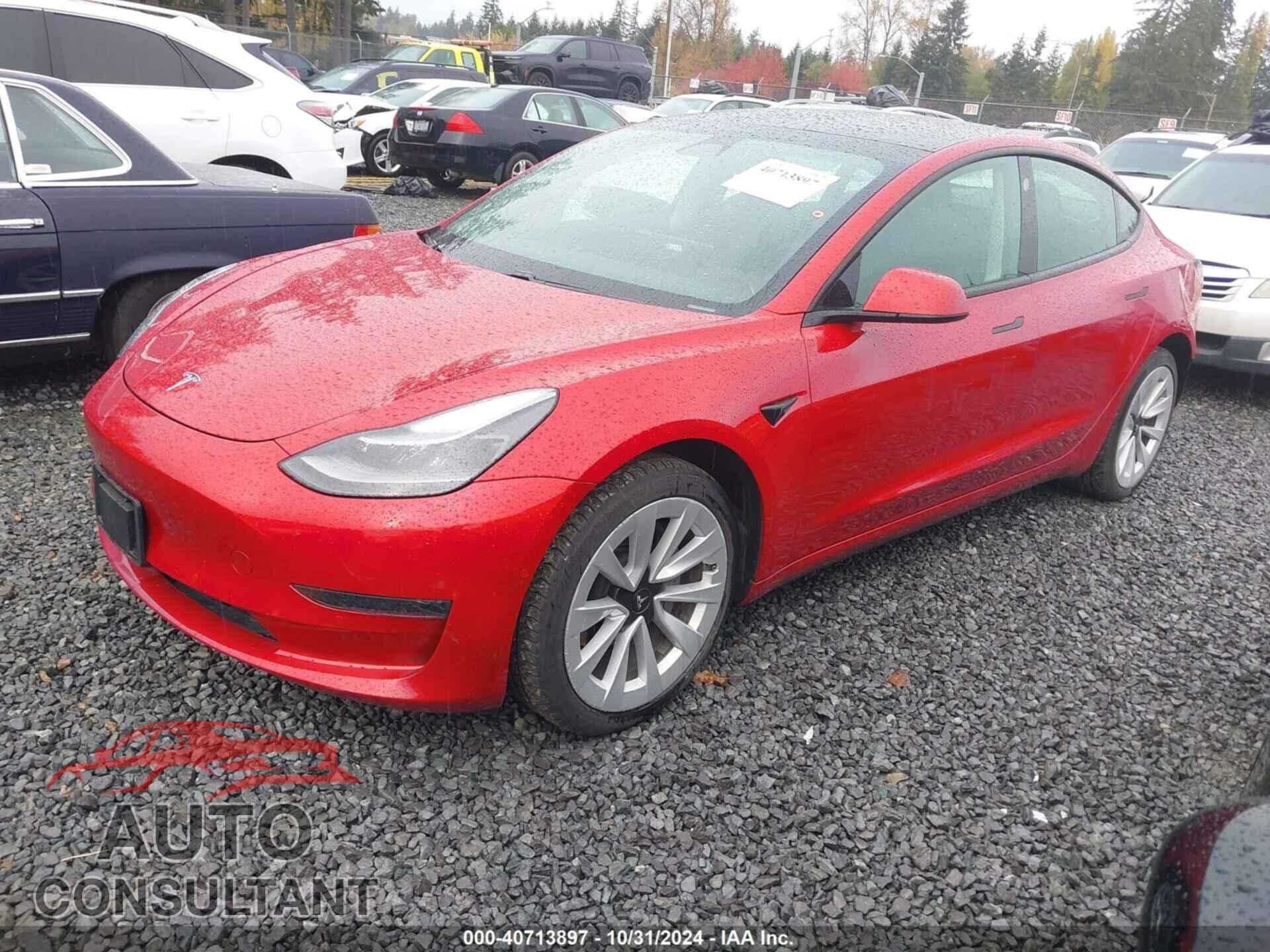 TESLA MODEL 3 2021 - 5YJ3E1EA5MF054262