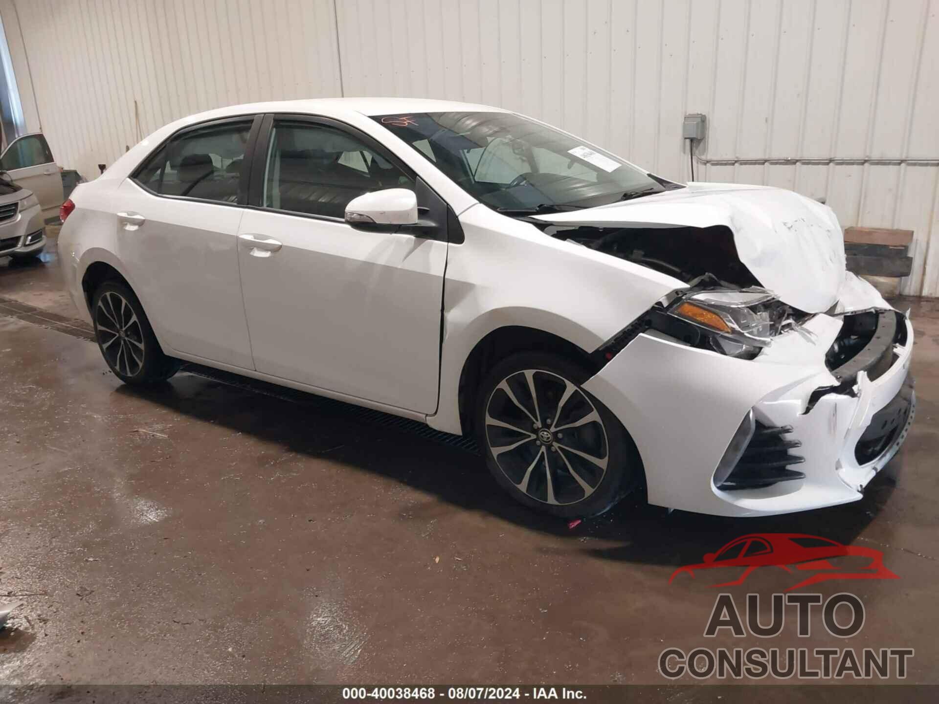 TOYOTA COROLLA 2019 - 2T1BURHE1KC136793