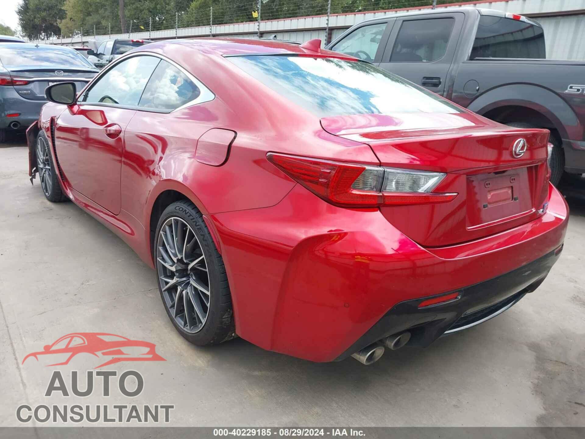 LEXUS RC F 2016 - JTHHP5BCXG5004815