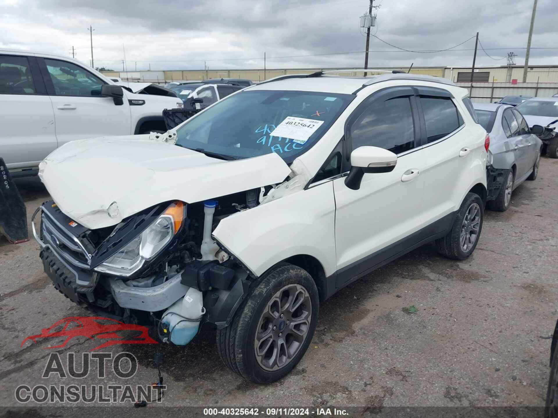 FORD ECOSPORT 2020 - MAJ6S3KL0LC362206