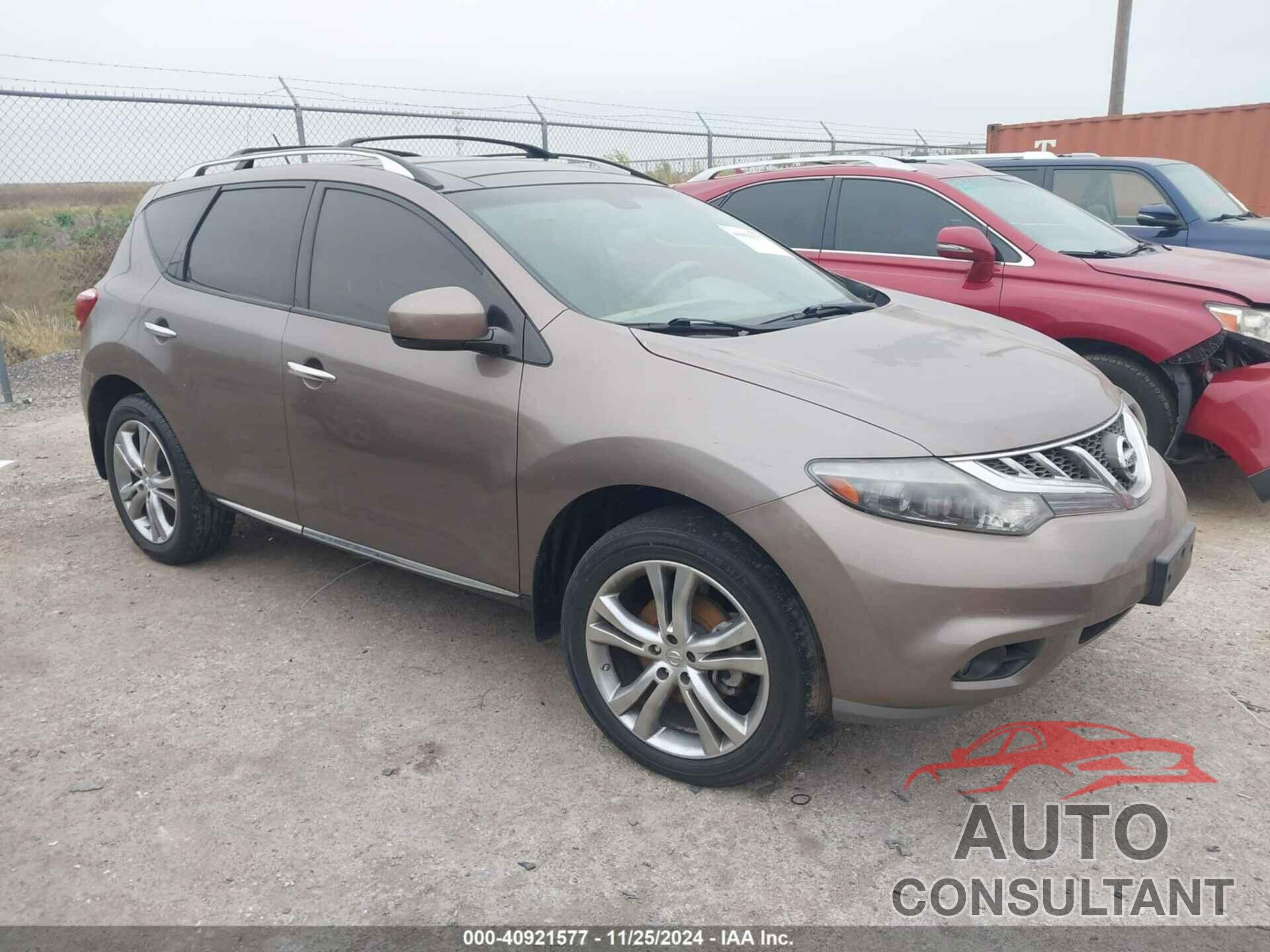 NISSAN MURANO 2012 - JN8AZ1MU4CW117096