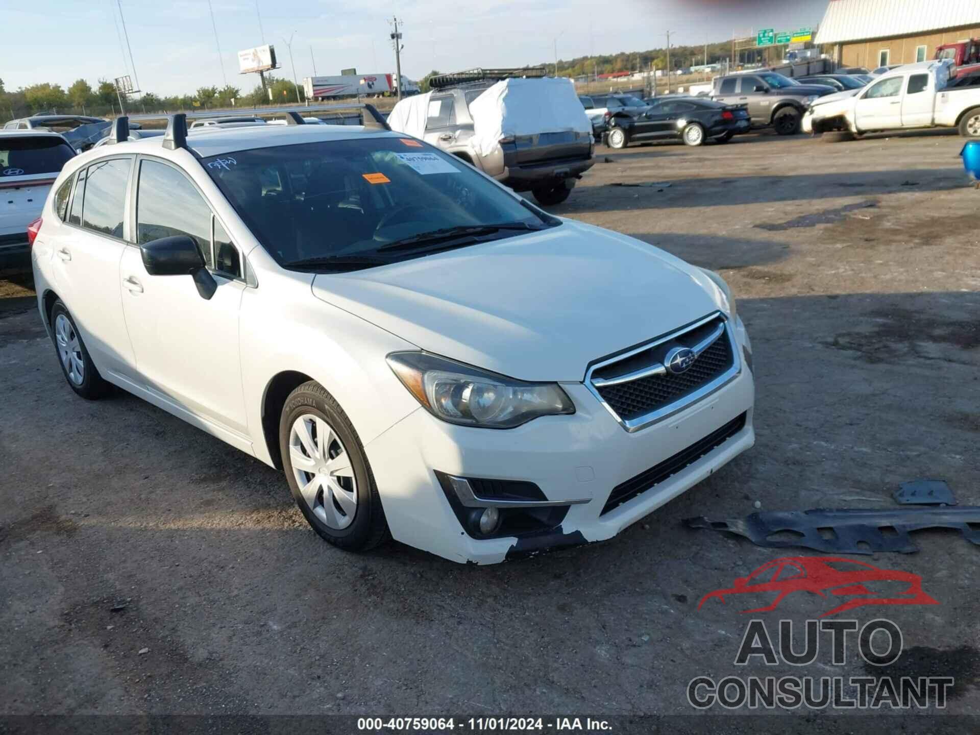 SUBARU IMPREZA 2016 - JF1GPAA64G9232826