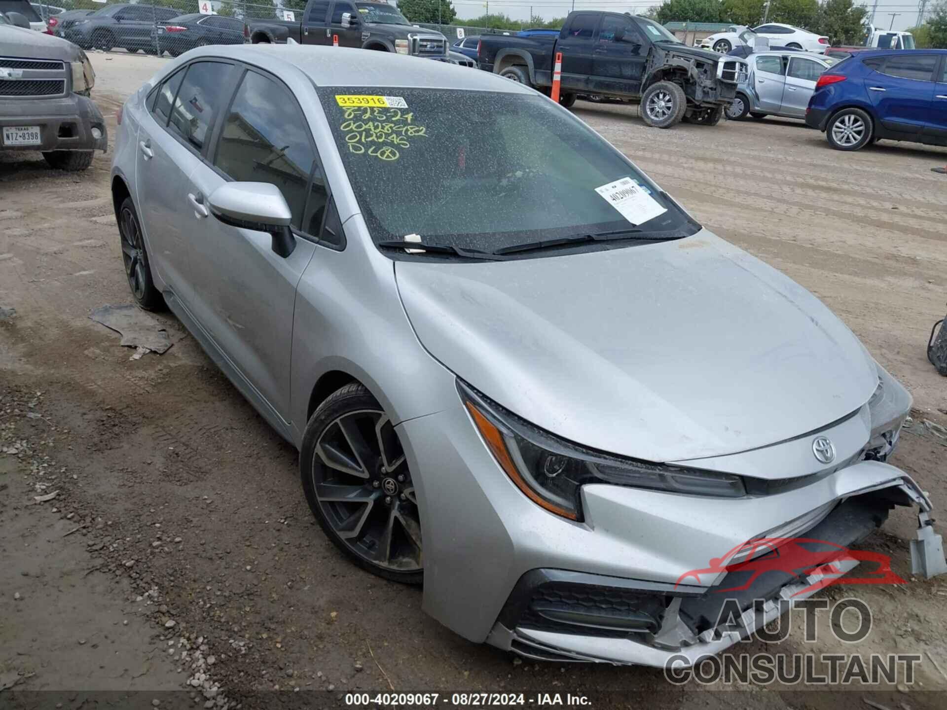TOYOTA COROLLA 2020 - JTDS4RCE1LJ012245