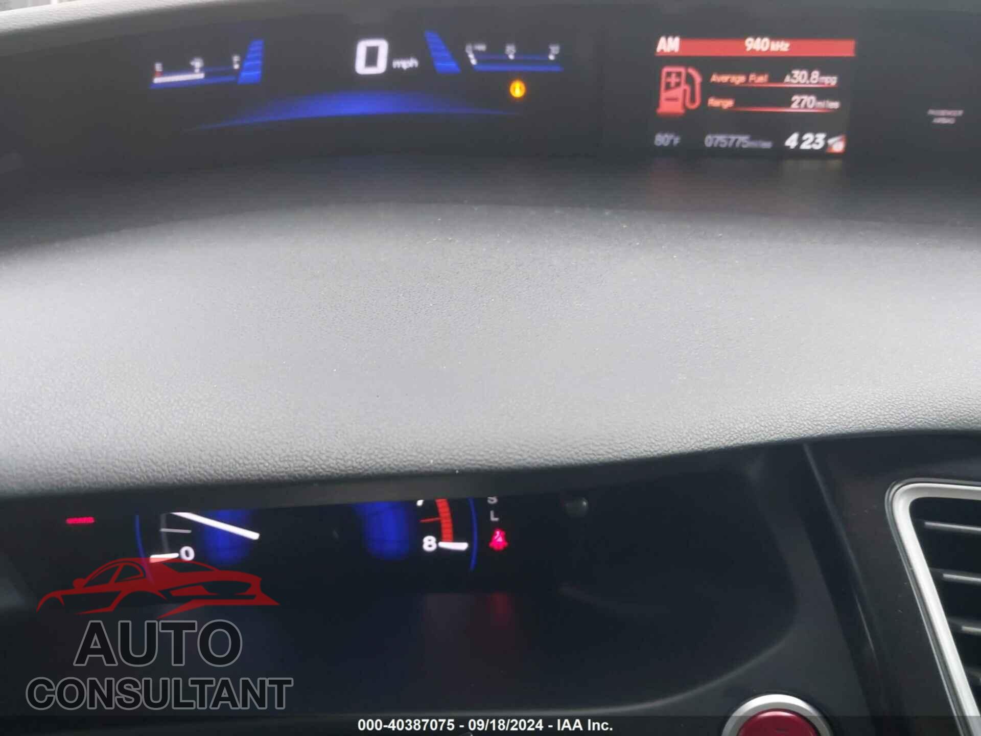 HONDA CIVIC 2015 - 19XFB2F97FE220189