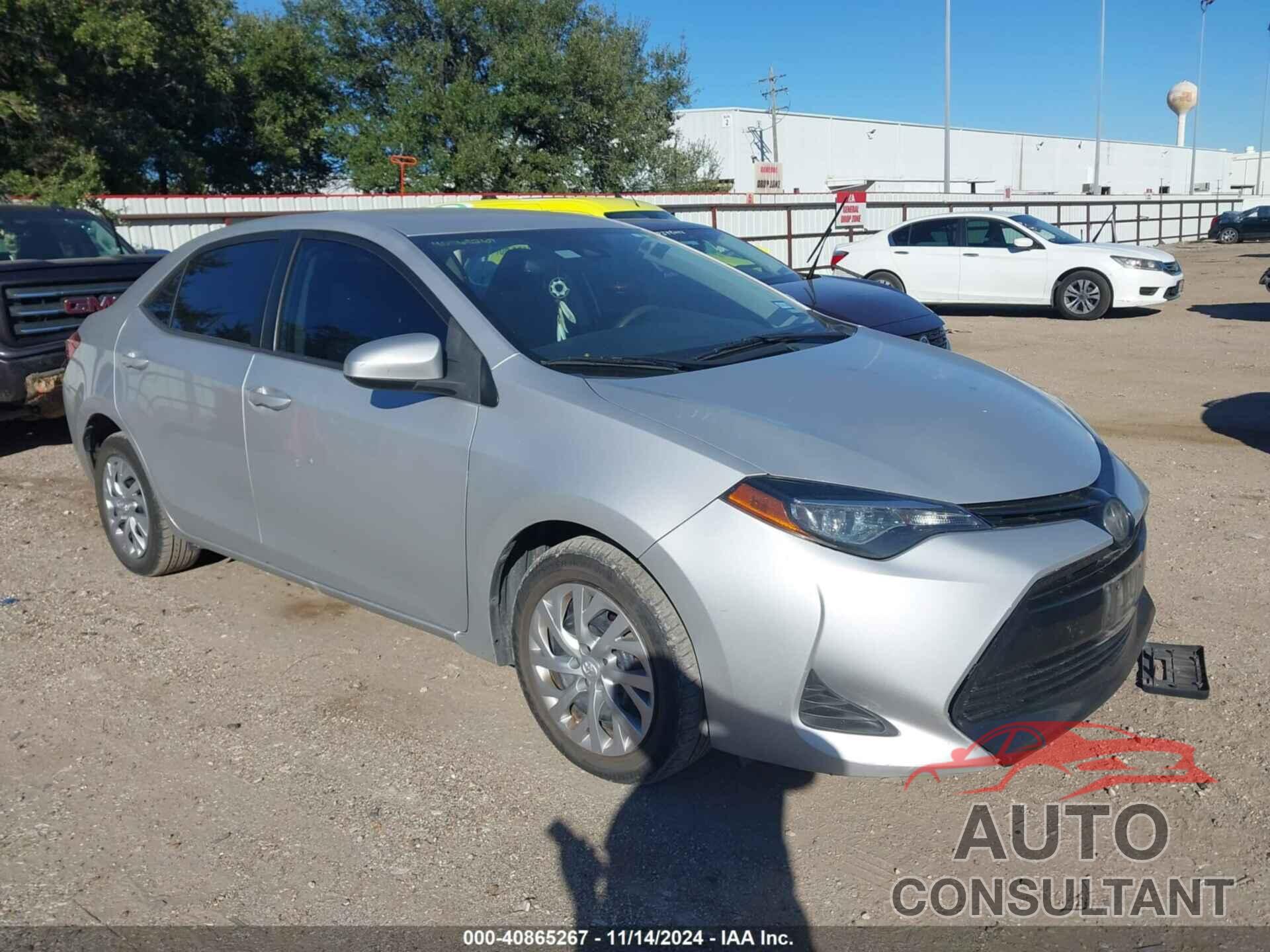 TOYOTA COROLLA 2019 - 5YFBURHE8KP900140