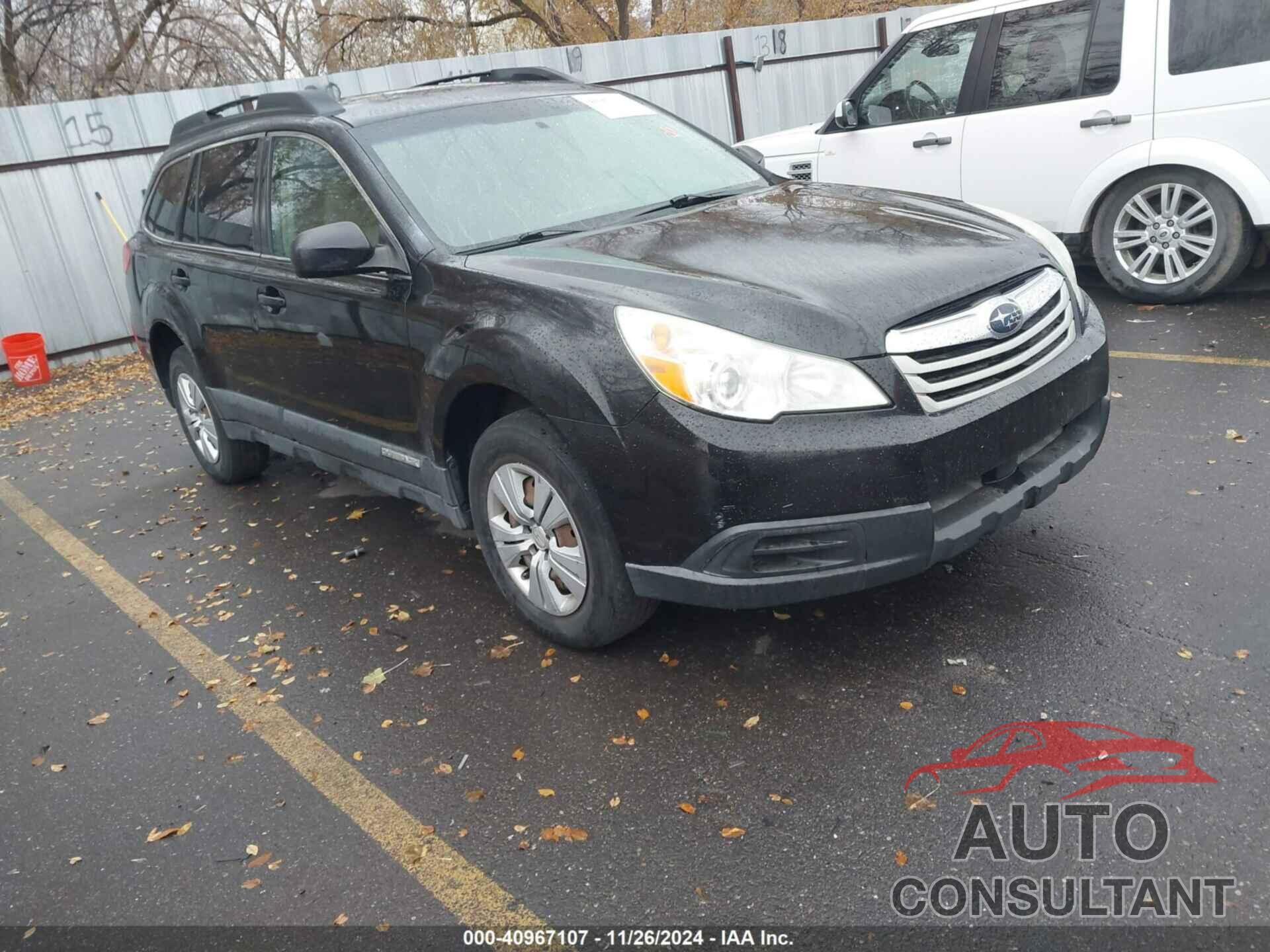 SUBARU OUTBACK 2010 - 4S4BRBAC9A3326555