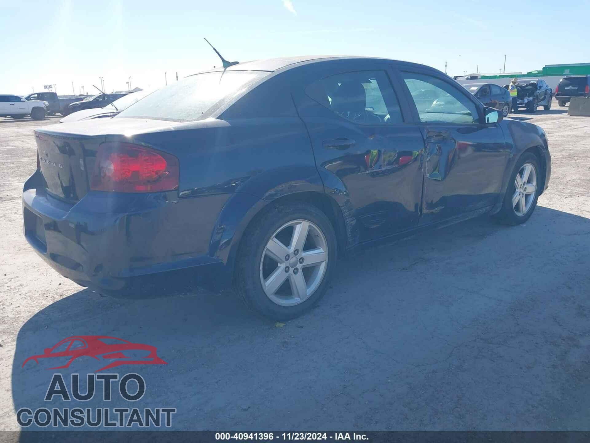 DODGE AVENGER 2013 - 1C3CDZAB7DN660796