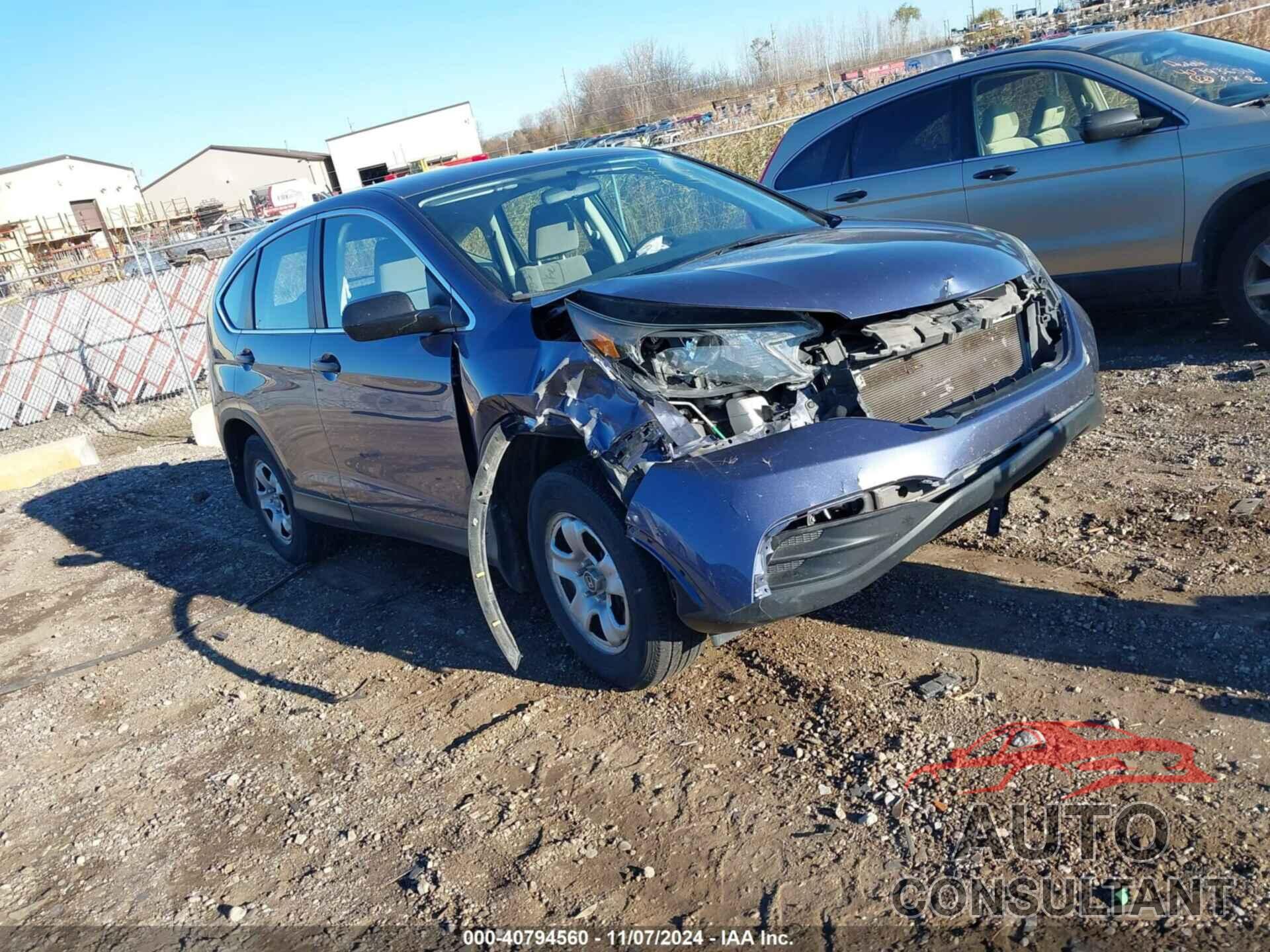 HONDA CR-V 2012 - 5J6RM4H34CL034442