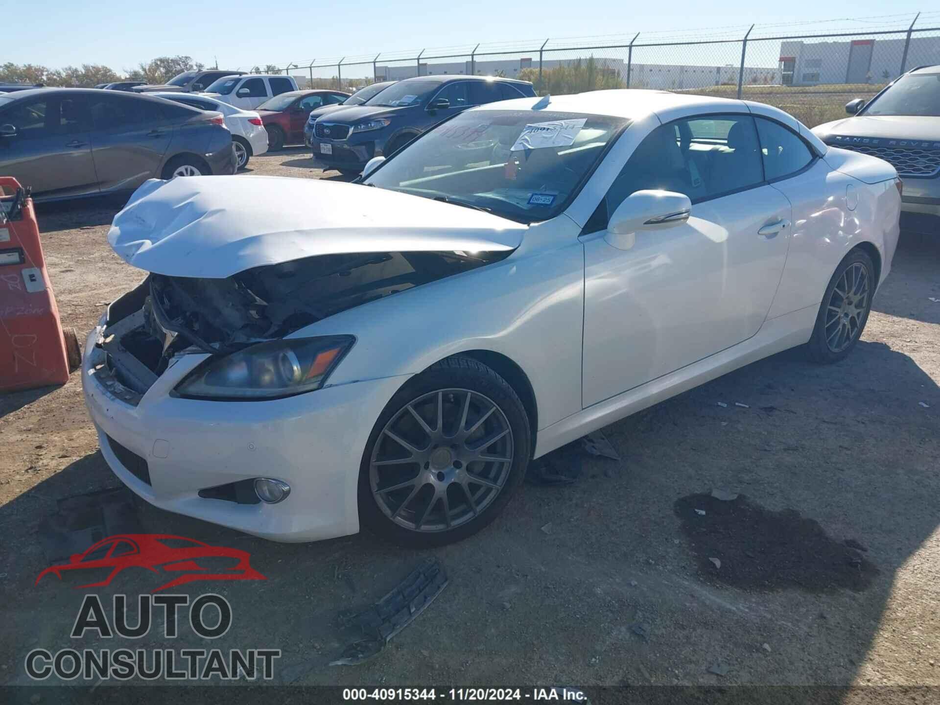 LEXUS IS 350C 2011 - JTHFE2C26B2505518
