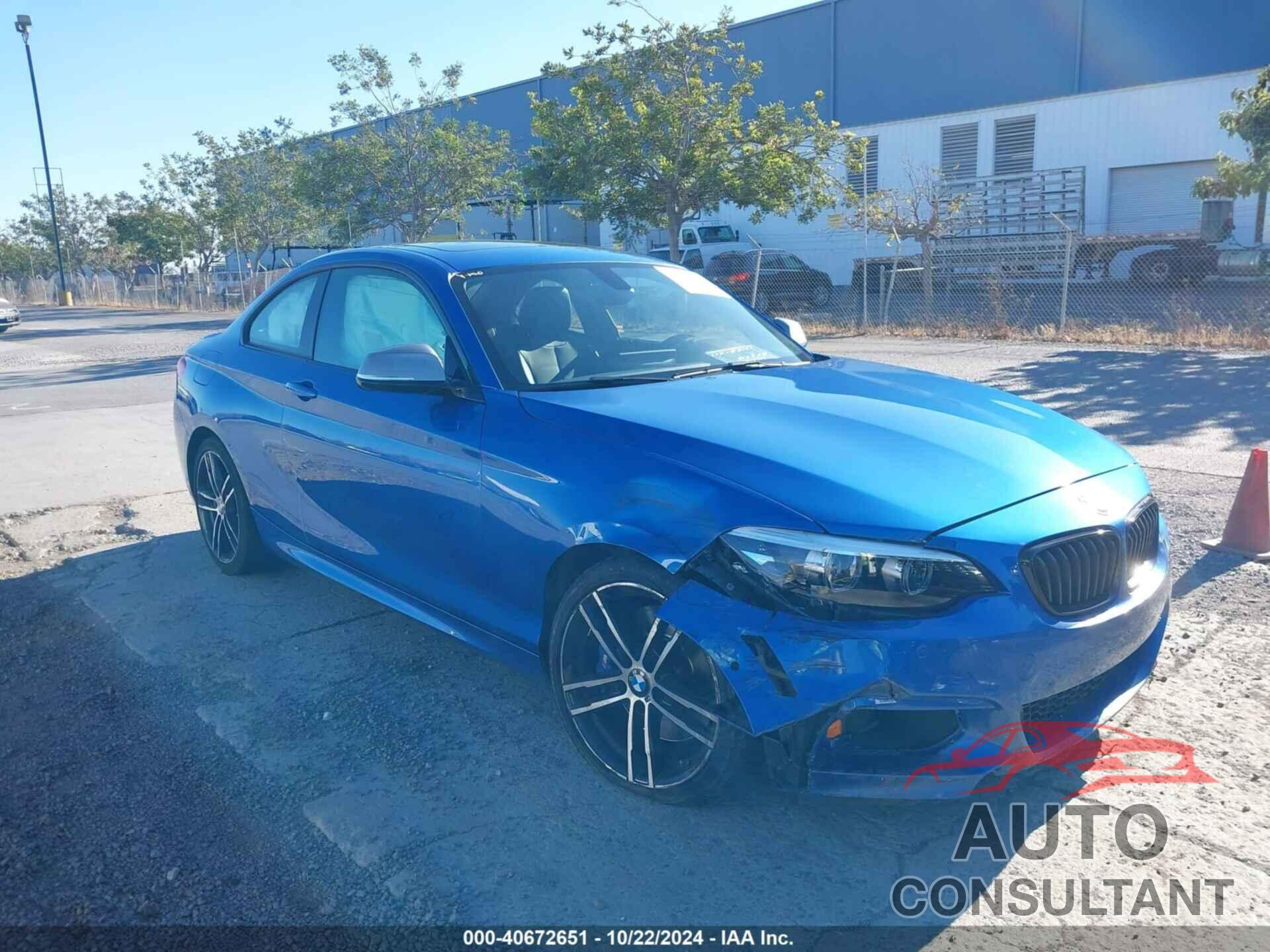 BMW M240I 2018 - WBA2J5C55JVB27969