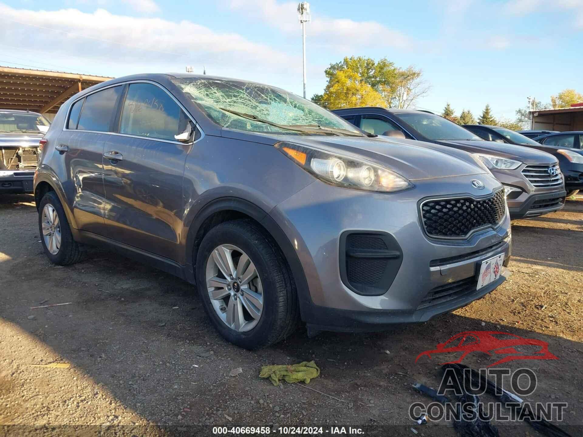 KIA SPORTAGE 2018 - KNDPM3AC5J7318086