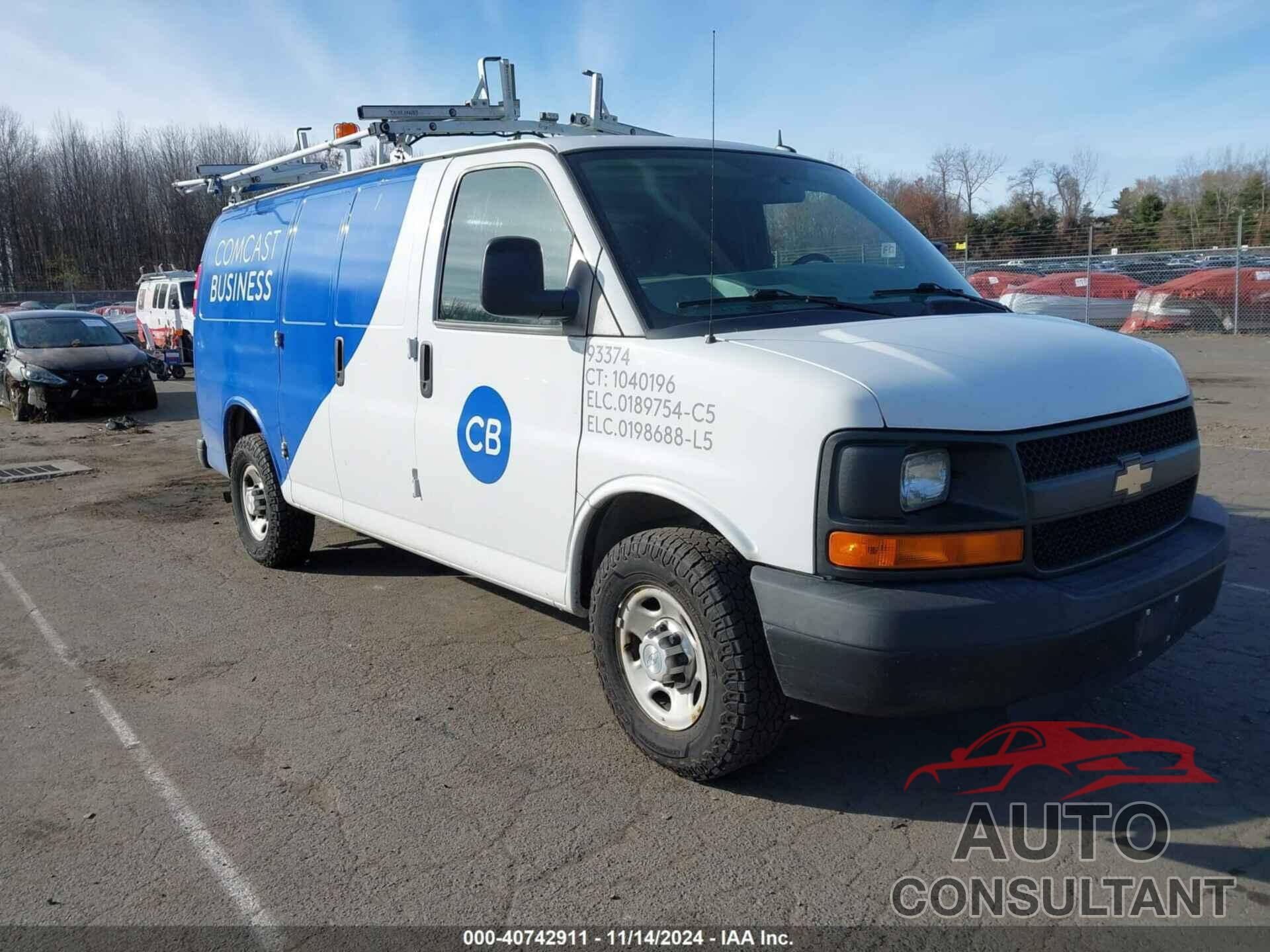 CHEVROLET EXPRESS 2500 2015 - 1GCWGFCF1F1152719