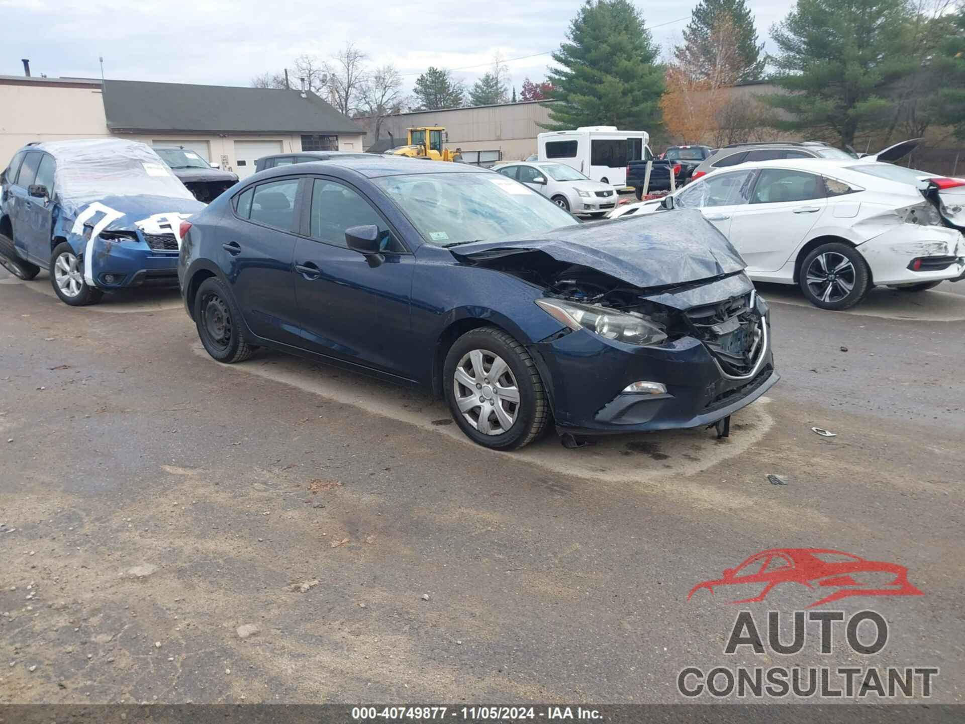 MAZDA MAZDA3 2014 - JM1BM1U77E1137125