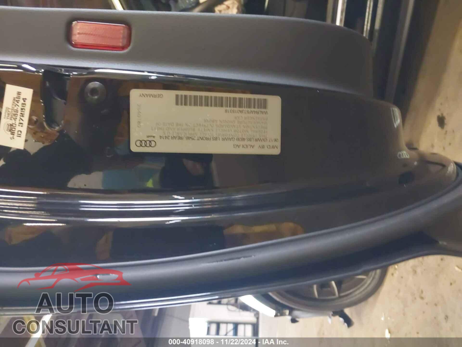 AUDI S5 2018 - WAUR4AF57JA019318