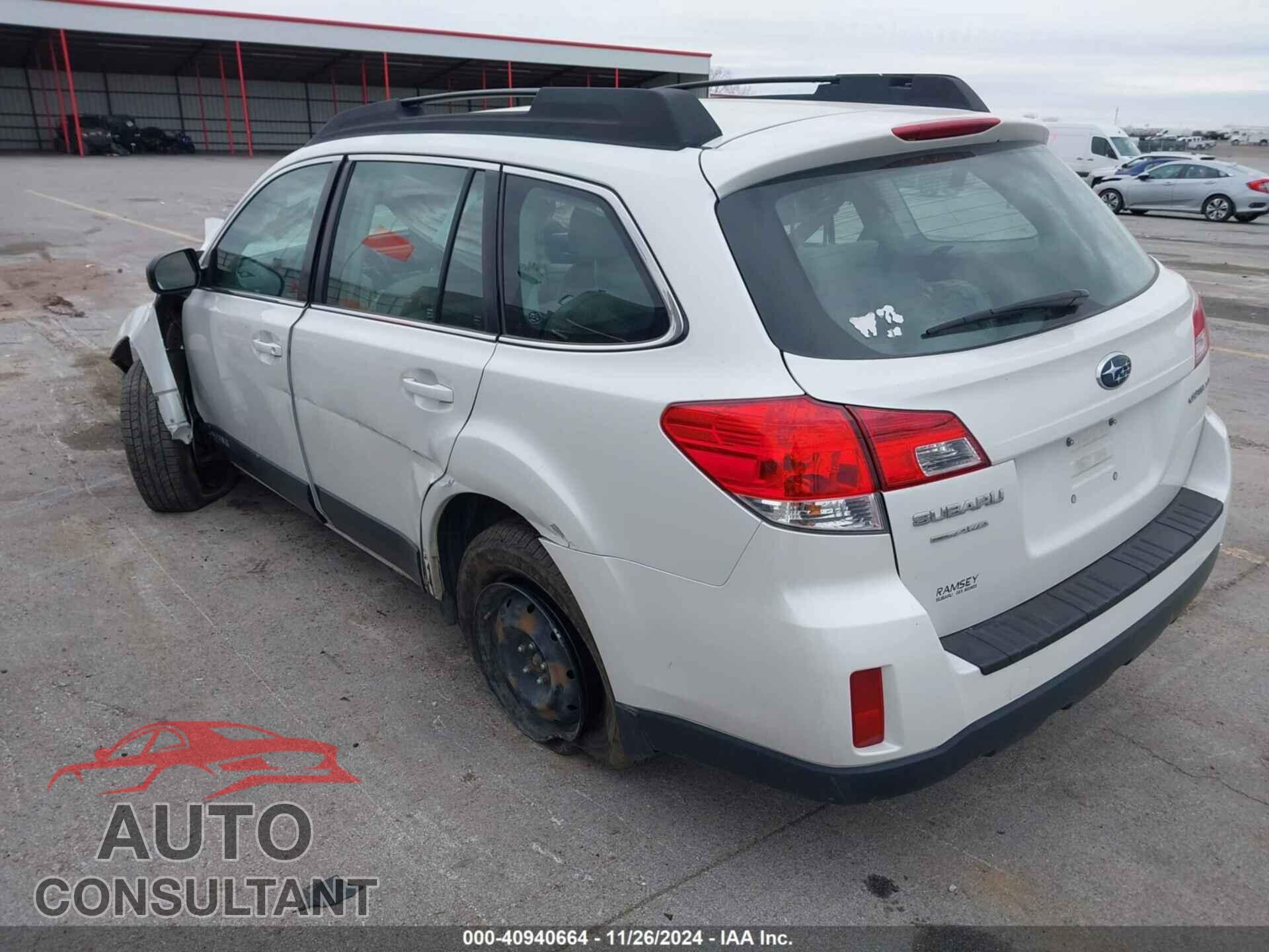 SUBARU OUTBACK 2013 - 4S4BRCAC4D3312041