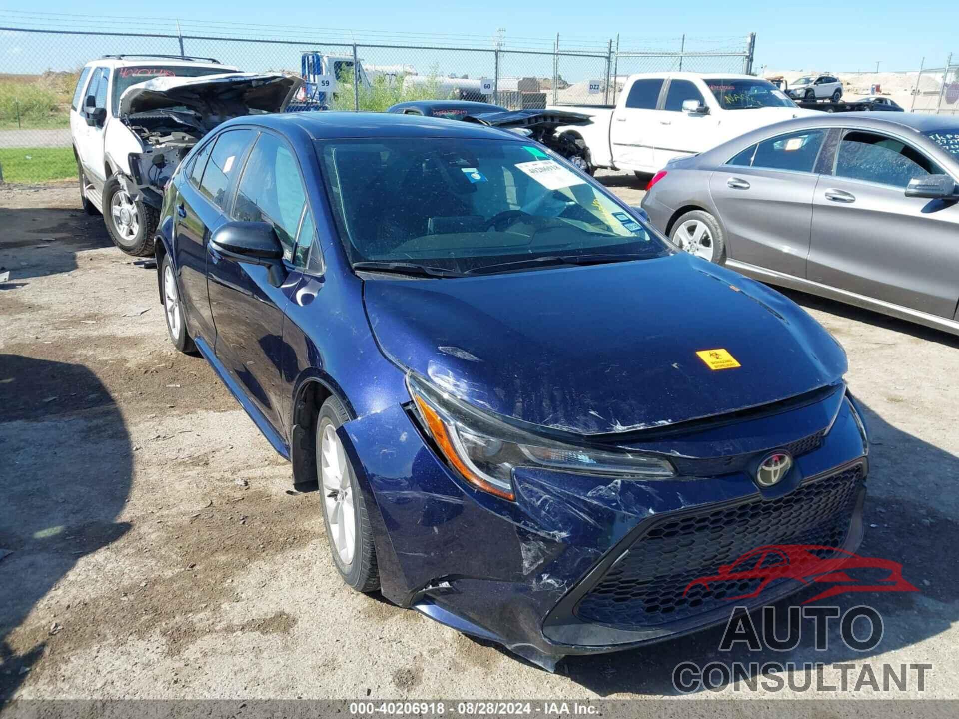 TOYOTA COROLLA 2020 - JTDHPRAE7LJ055525