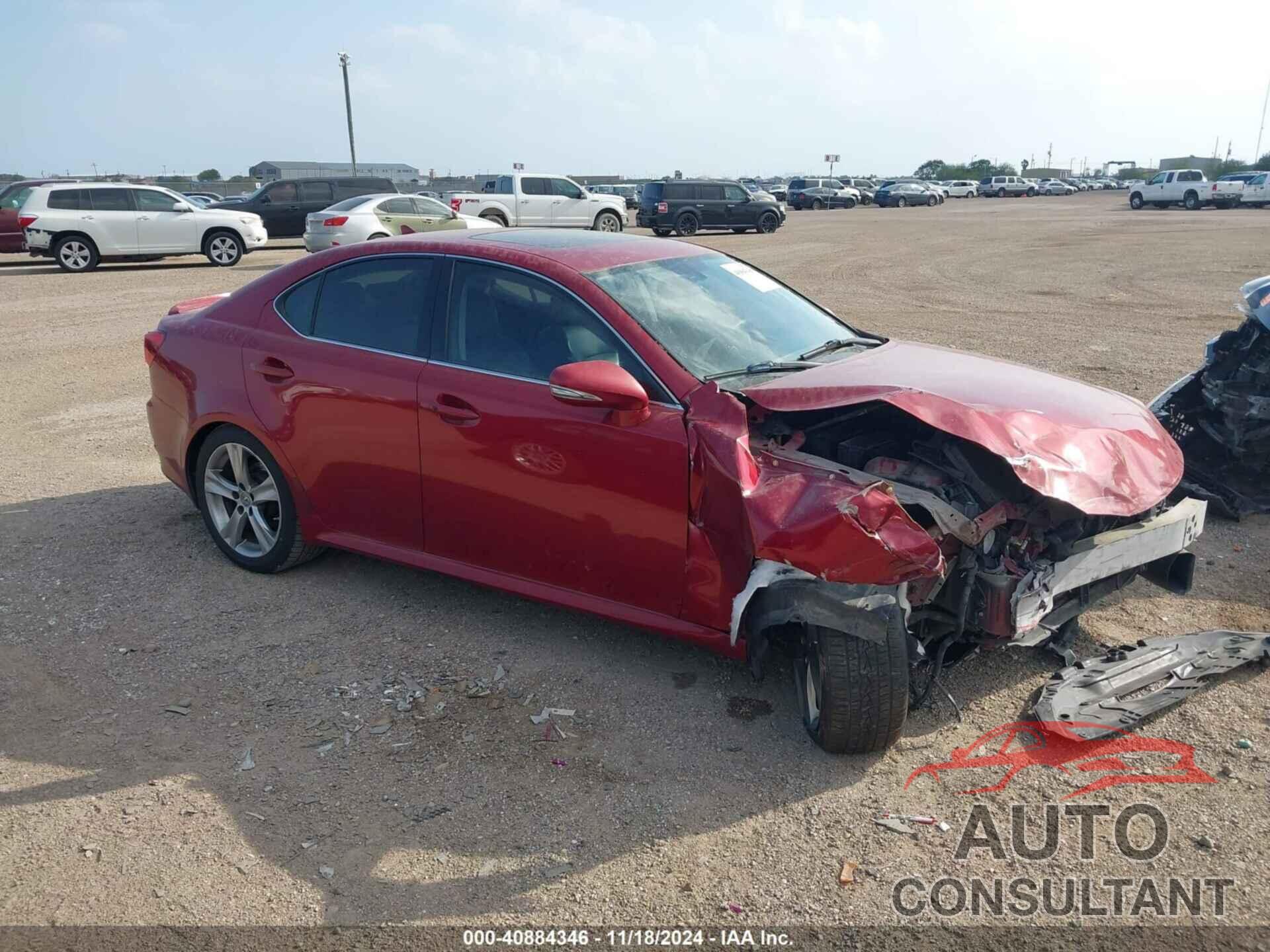 LEXUS IS 250 2012 - JTHBF5C23C5181599