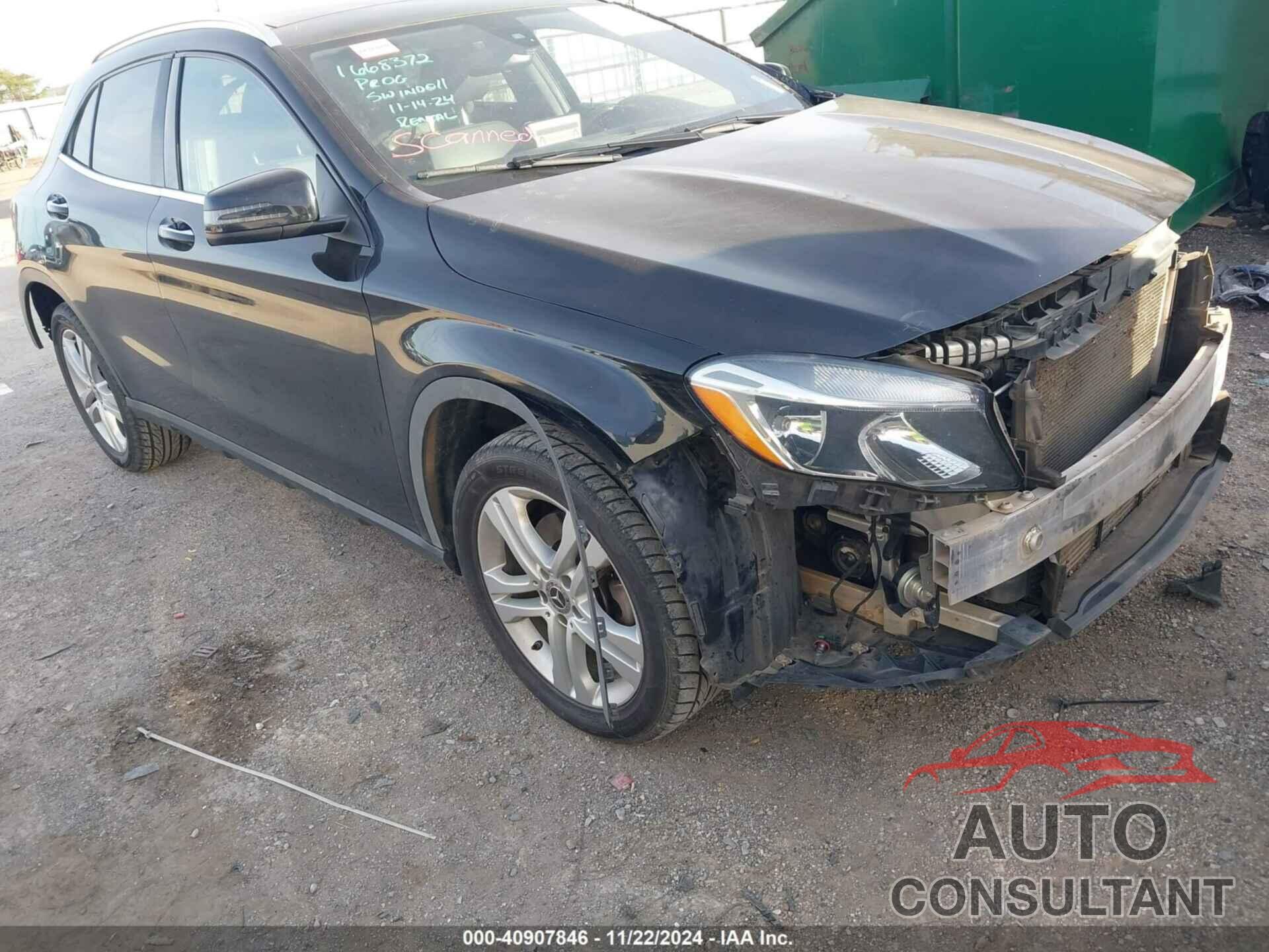 MERCEDES-BENZ GLA 250 2018 - WDCTG4EB6JJ415954