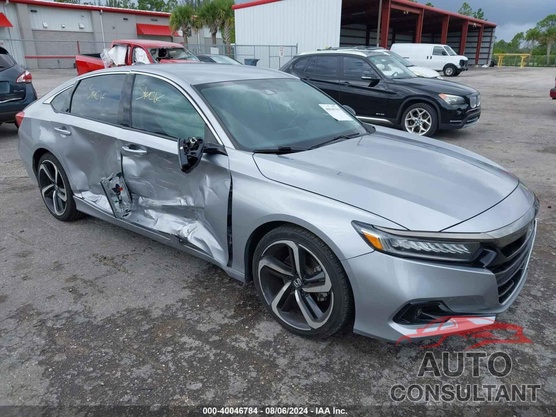 HONDA ACCORD 2021 - 1HGCV1F49MA009960