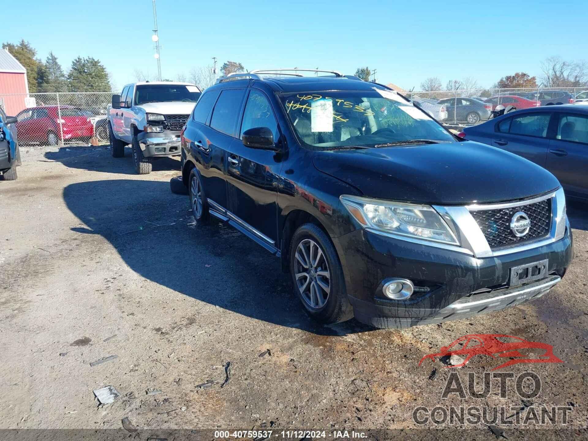 NISSAN PATHFINDER 2014 - 5N1AR2MM4EC624436
