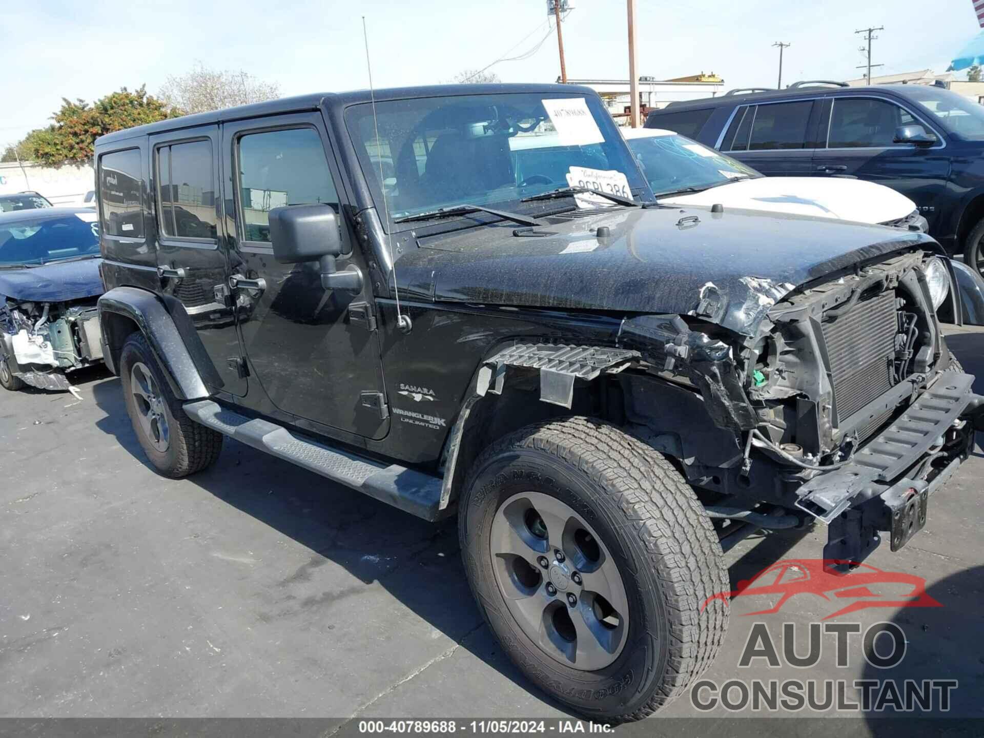 JEEP WRANGLER JK UNLIMITED 2018 - 1C4BJWEG6JL815527