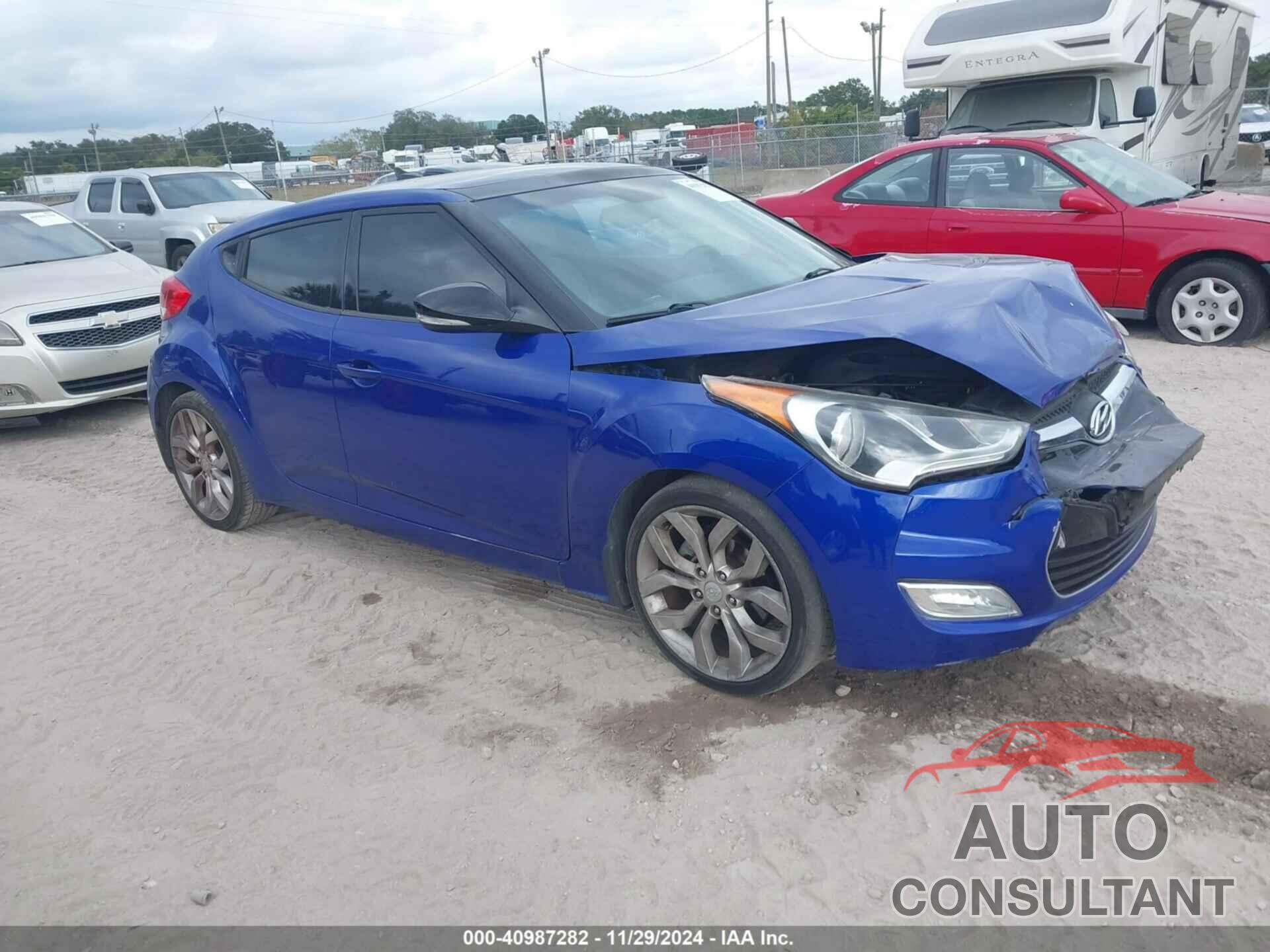 HYUNDAI VELOSTER 2012 - KMHTC6AD7CU060424