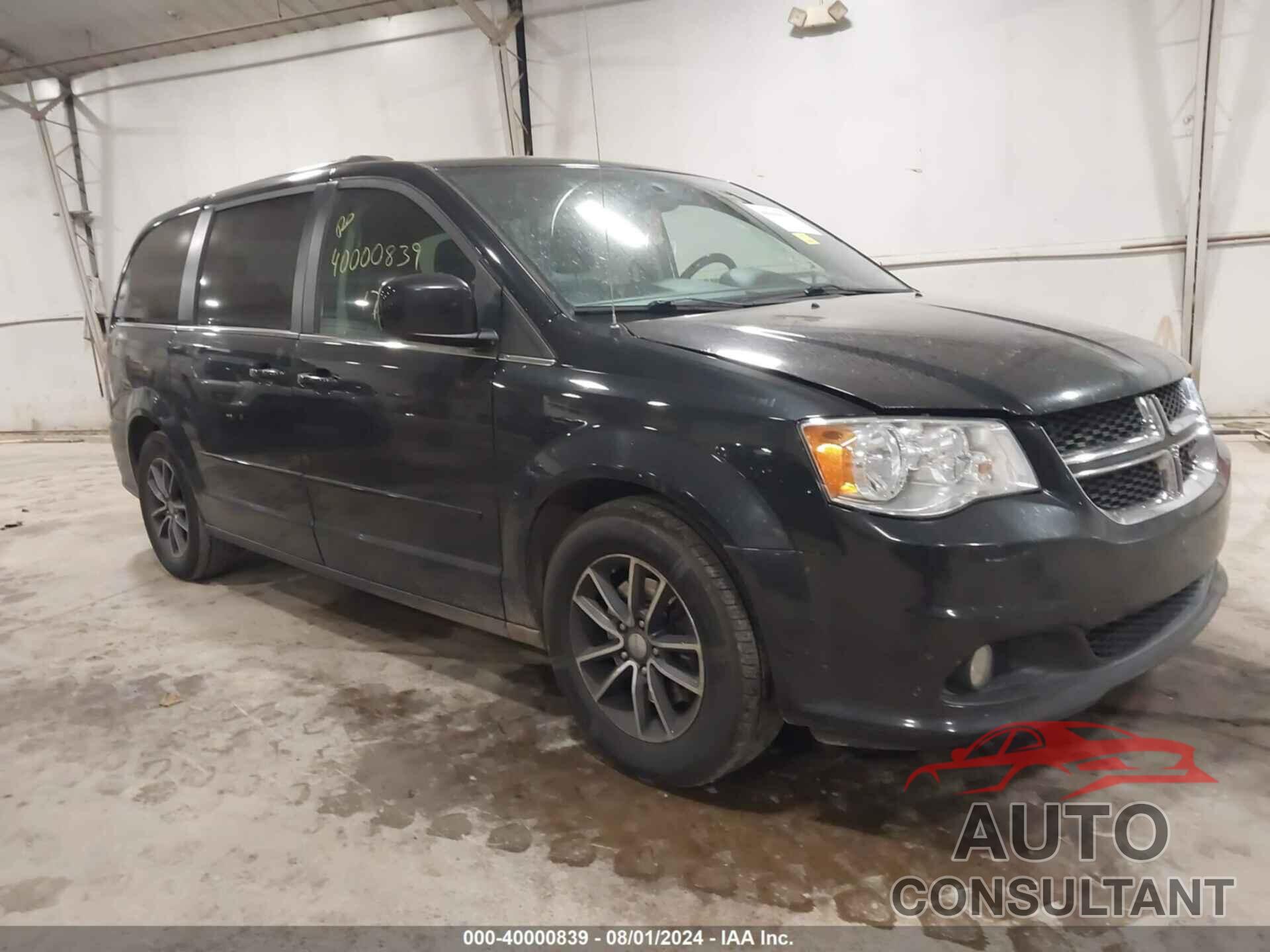 DODGE GRAND CARAVAN 2017 - 2C4RDGCGXHR664157