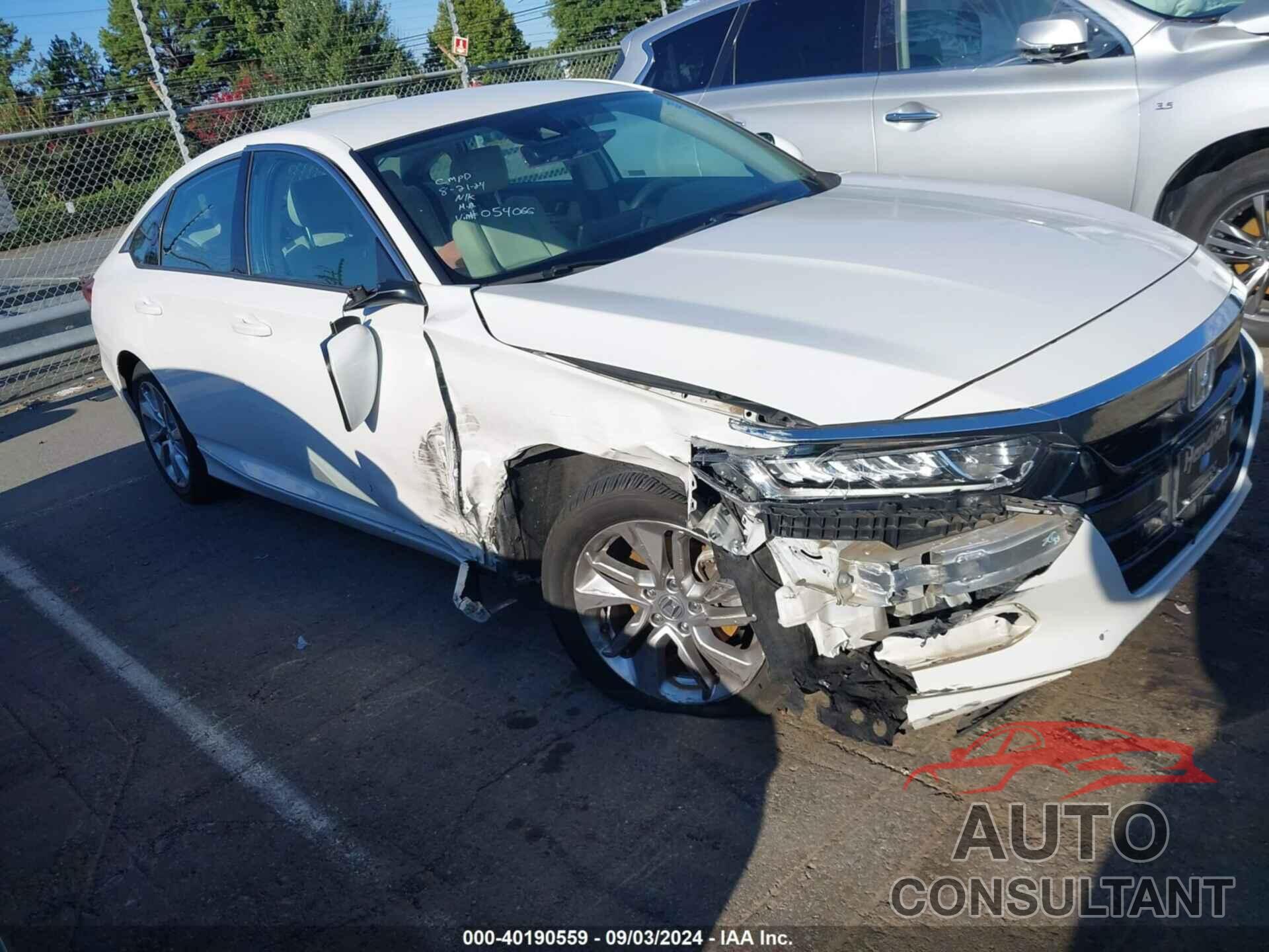 HONDA ACCORD 2019 - 1HGCV1F18KA054066