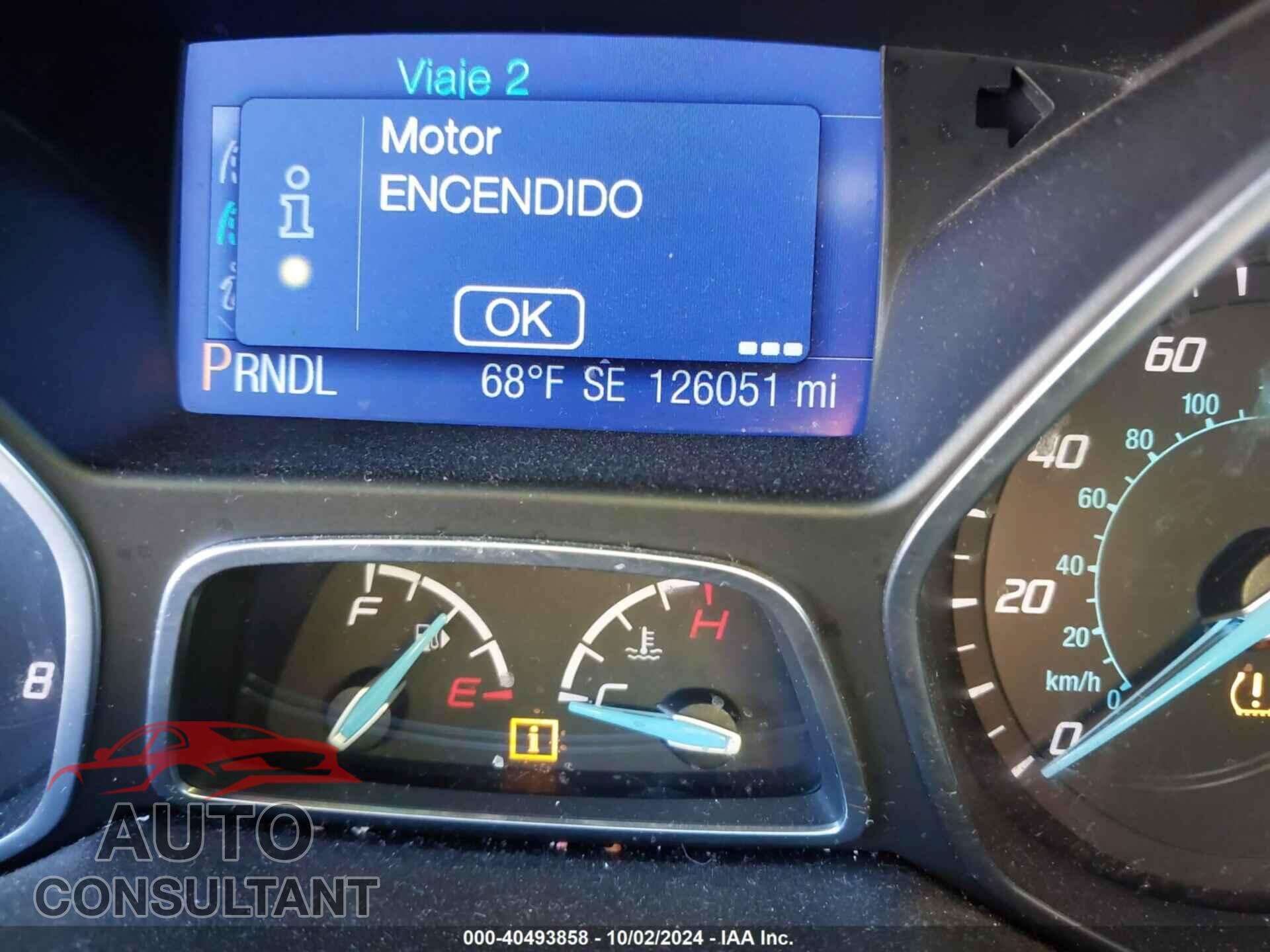 FORD FOCUS 2013 - 1FADP3F2XDL280298