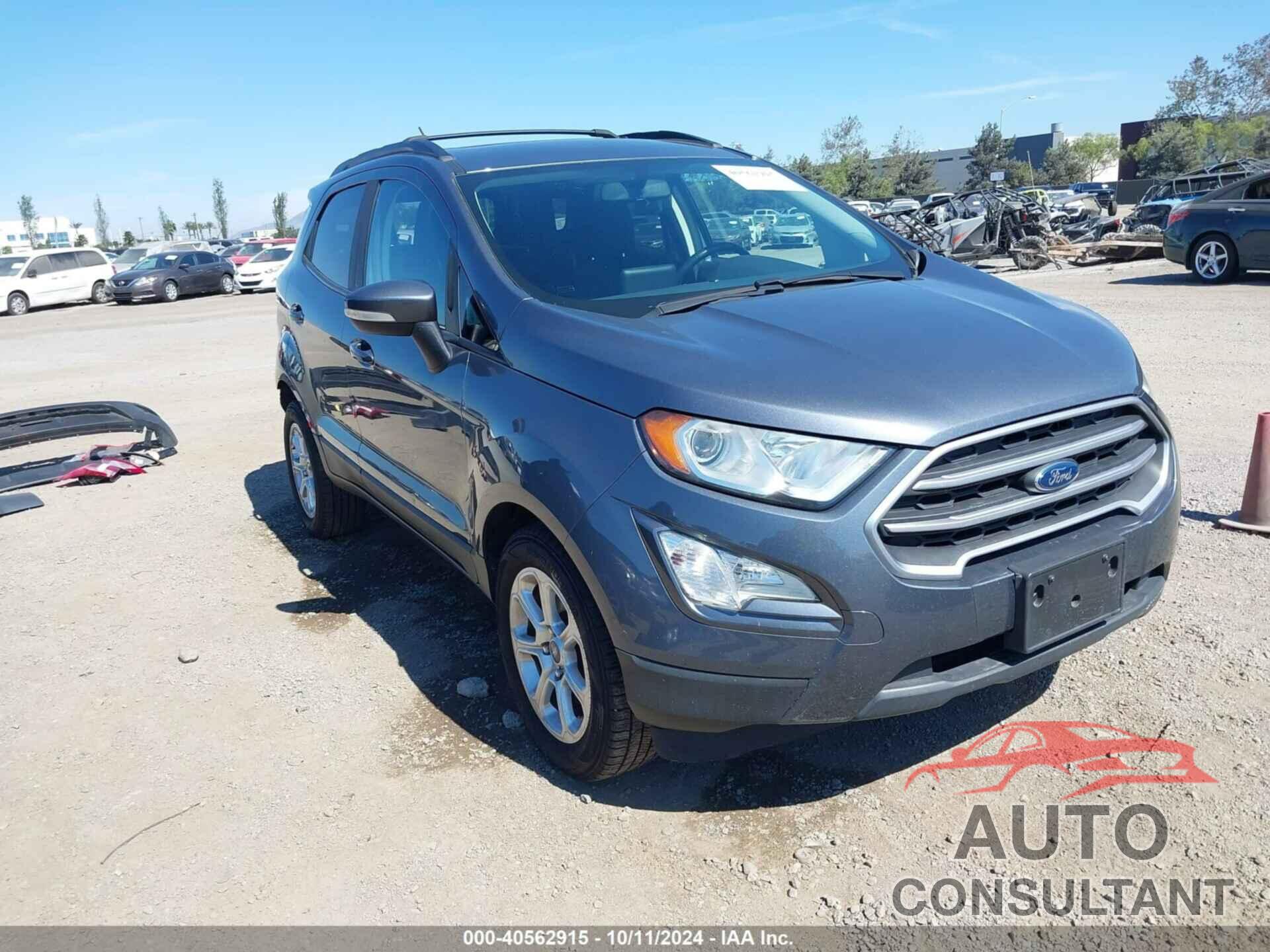 FORD ECOSPORT 2019 - MAJ3S2GE1KC264596