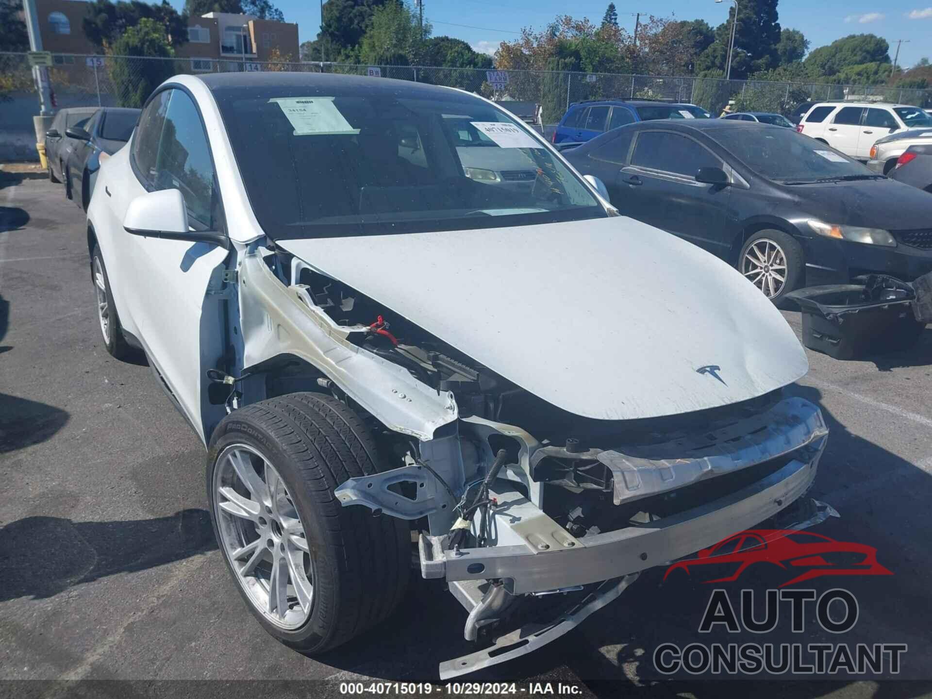 TESLA MODEL Y 2022 - 7SAYGAEE5NF493968