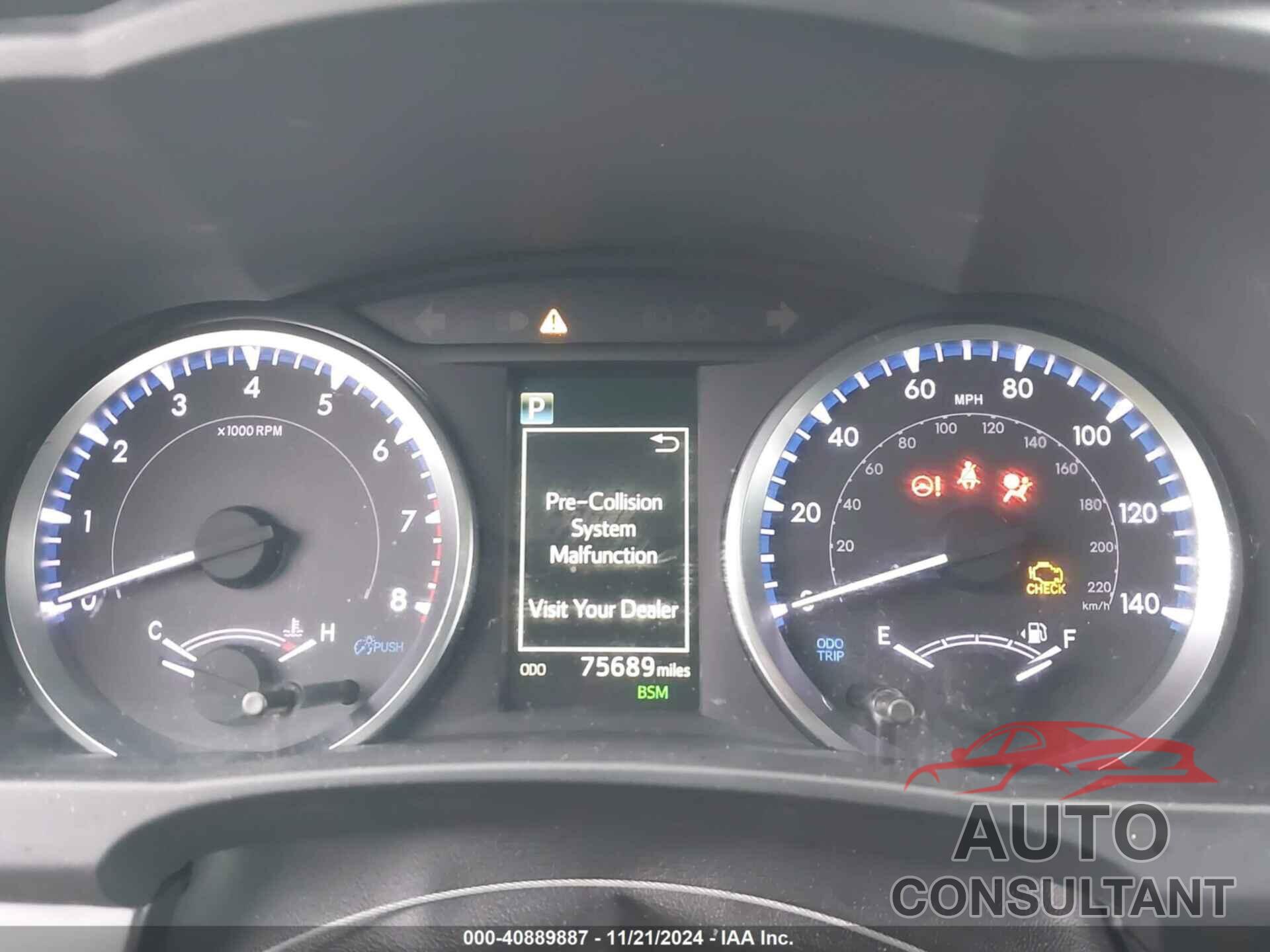 TOYOTA HIGHLANDER 2019 - 5TDBZRFH7KS724686