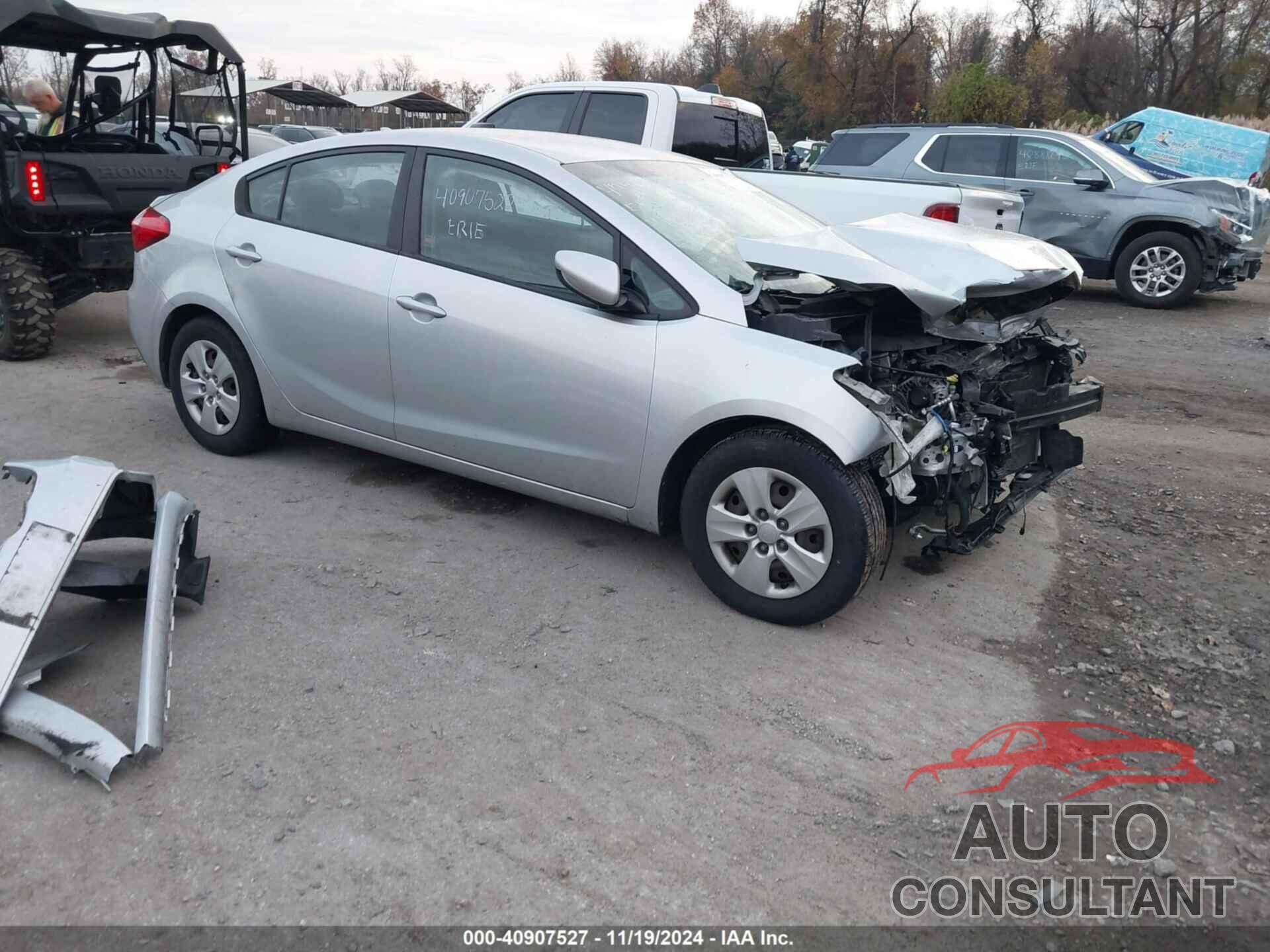 KIA FORTE 2016 - KNAFK4A64G5495103