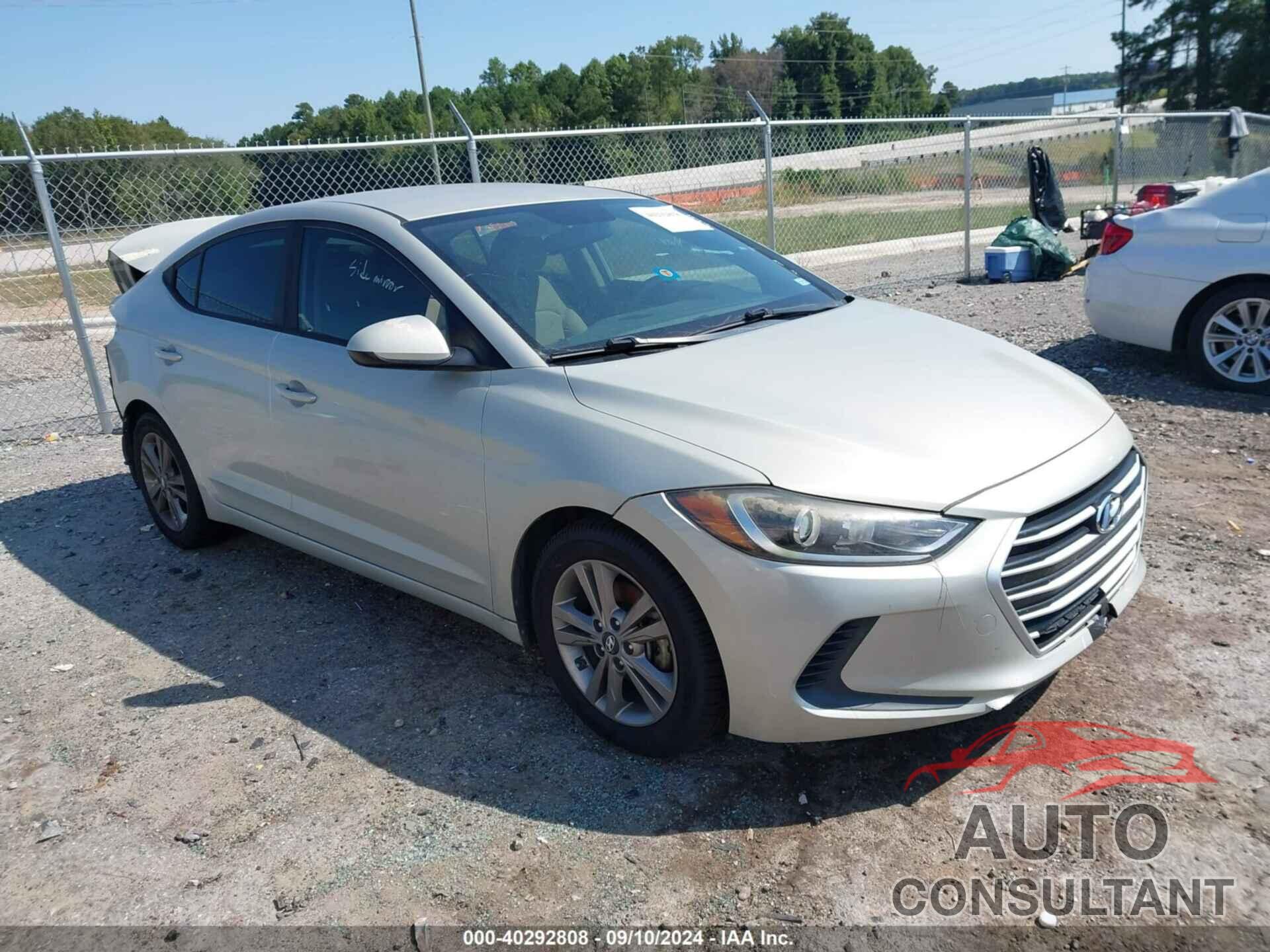 HYUNDAI ELANTRA 2017 - KMHD84LFXHU136945