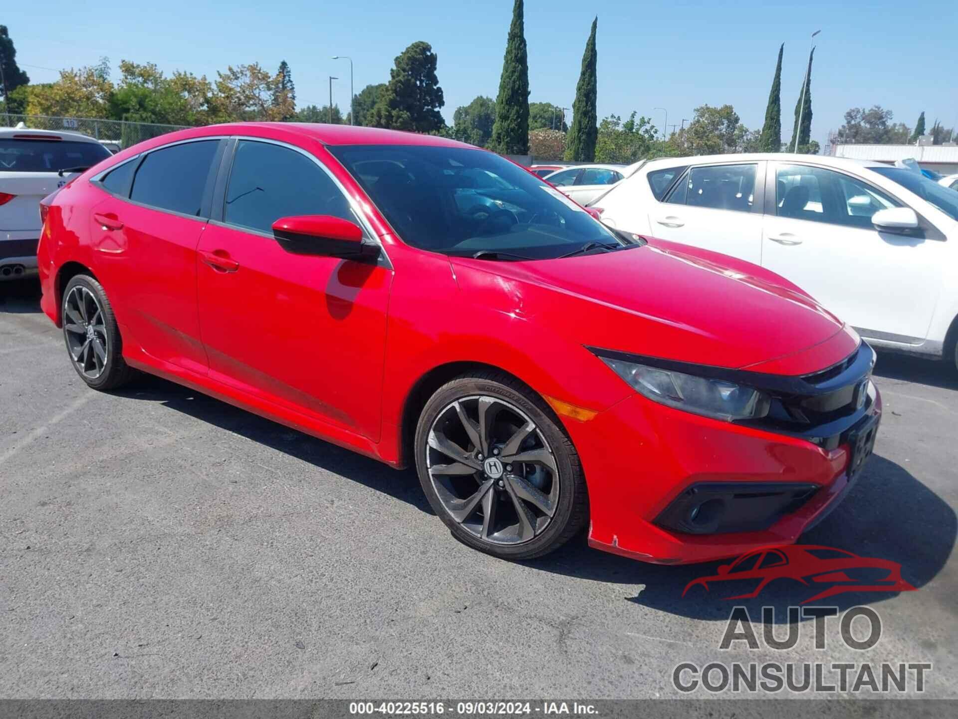 HONDA CIVIC 2019 - 2HGFC2F83KH518792