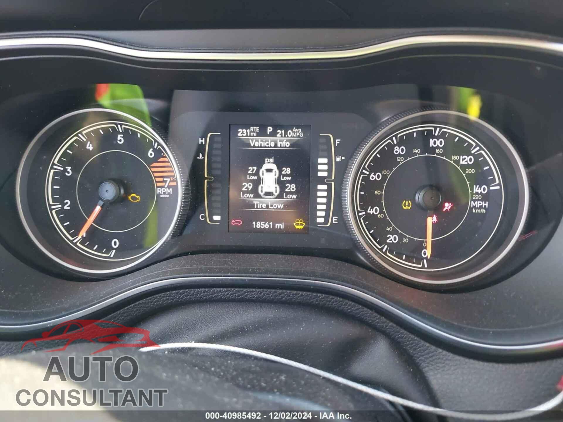 JEEP CHEROKEE 2019 - 1C4PJLCB3KD484977