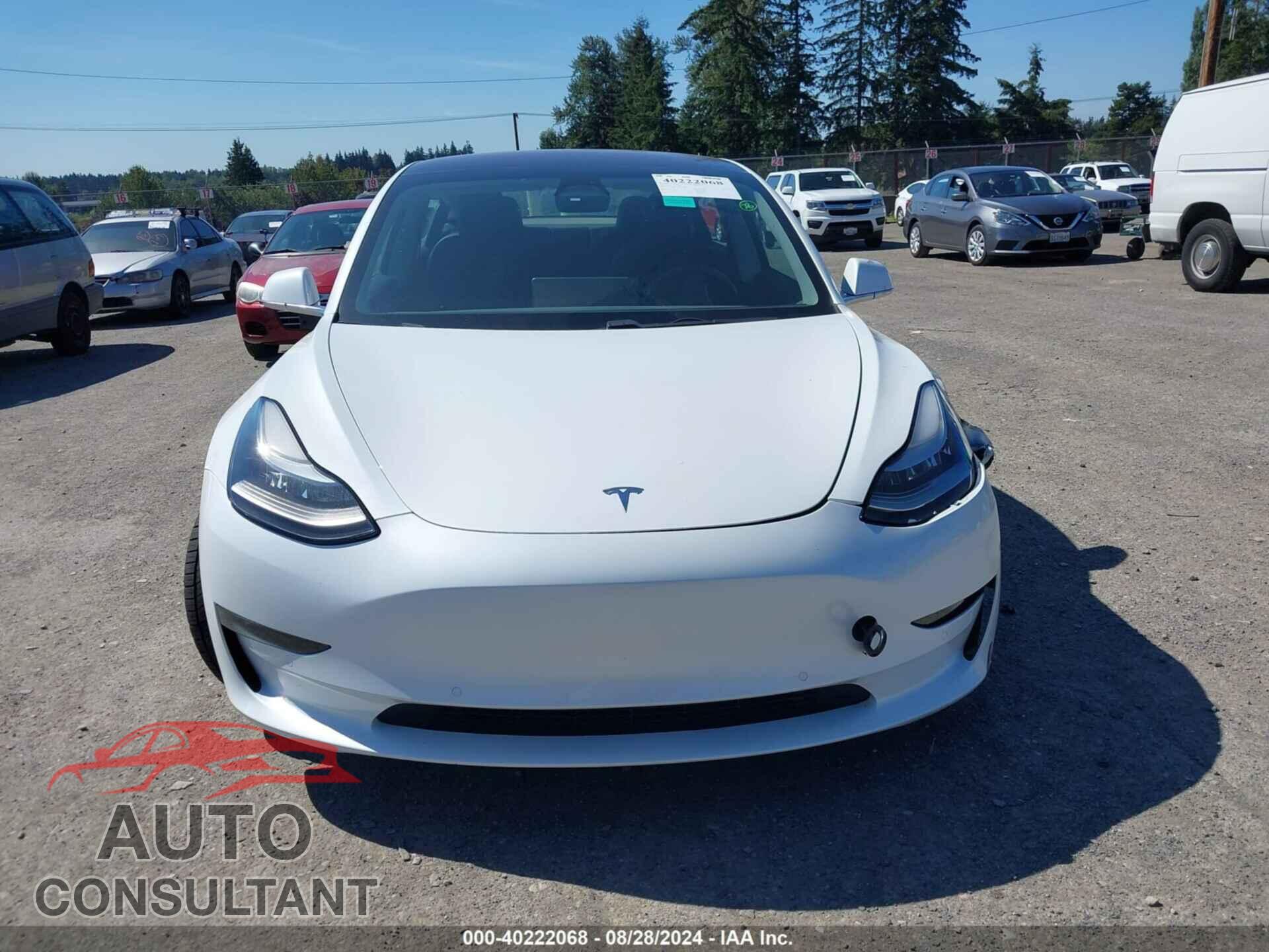 TESLA MODEL 3 2018 - 5YJ3E1EA7JF014809